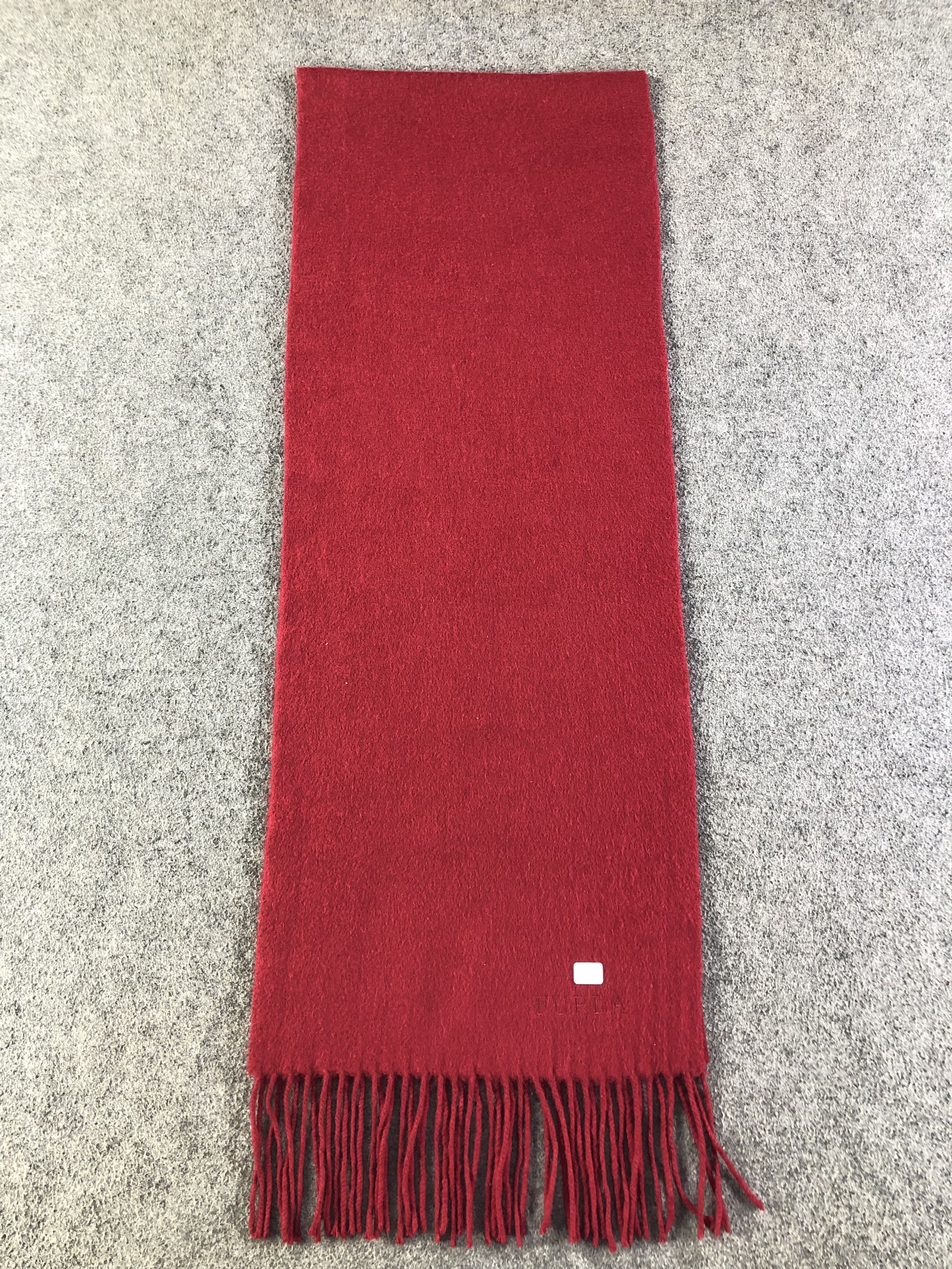 Furla × Vintage Furla Plain Cashmere Scarf / Muffler / Neckwear Size ONE SIZE - 3 Thumbnail