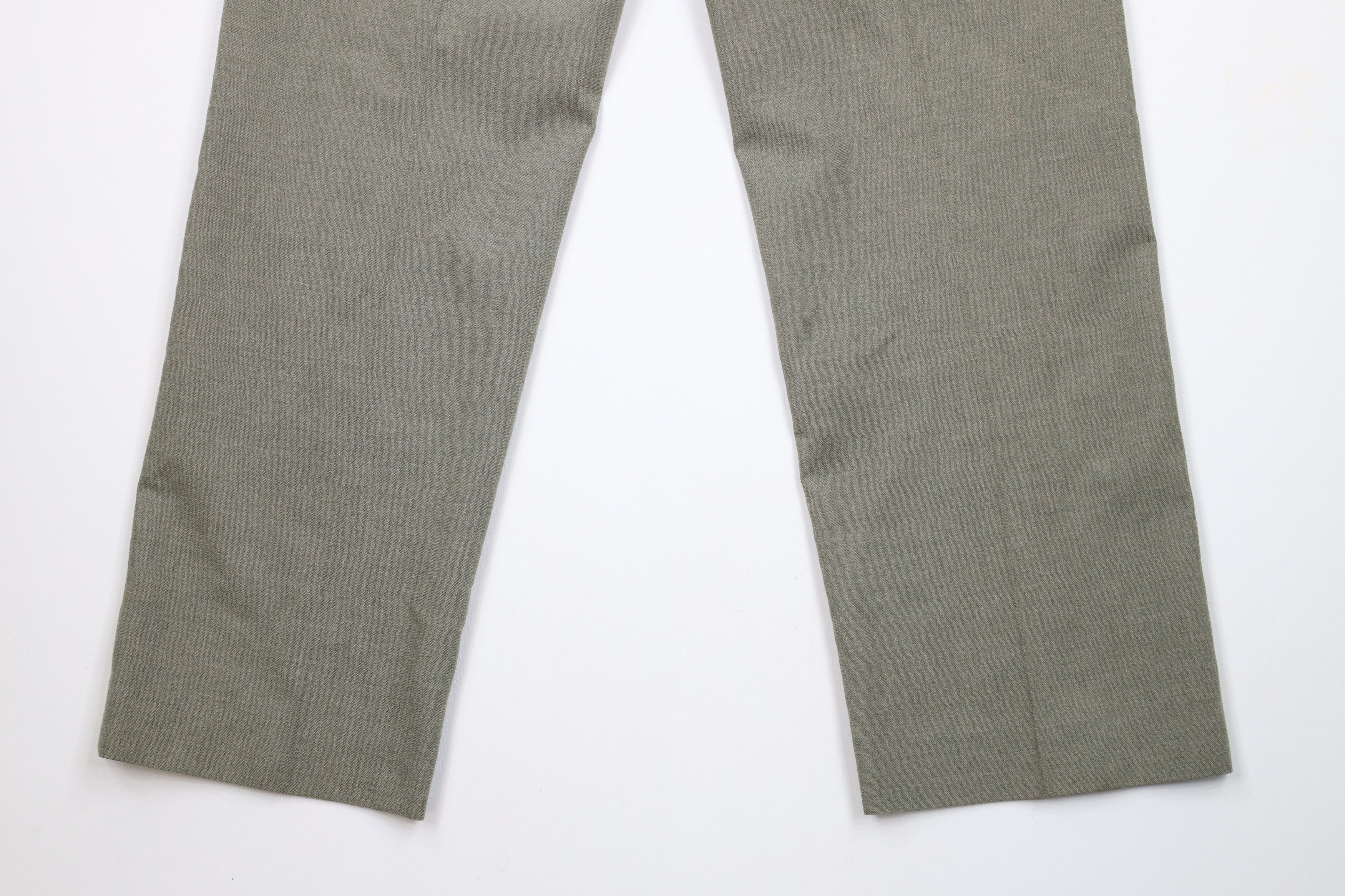 Vintage Vintage 90s Streetwear Flared Wide Leg Chino Pants Green Size US 34 / EU 50 - 12 Thumbnail