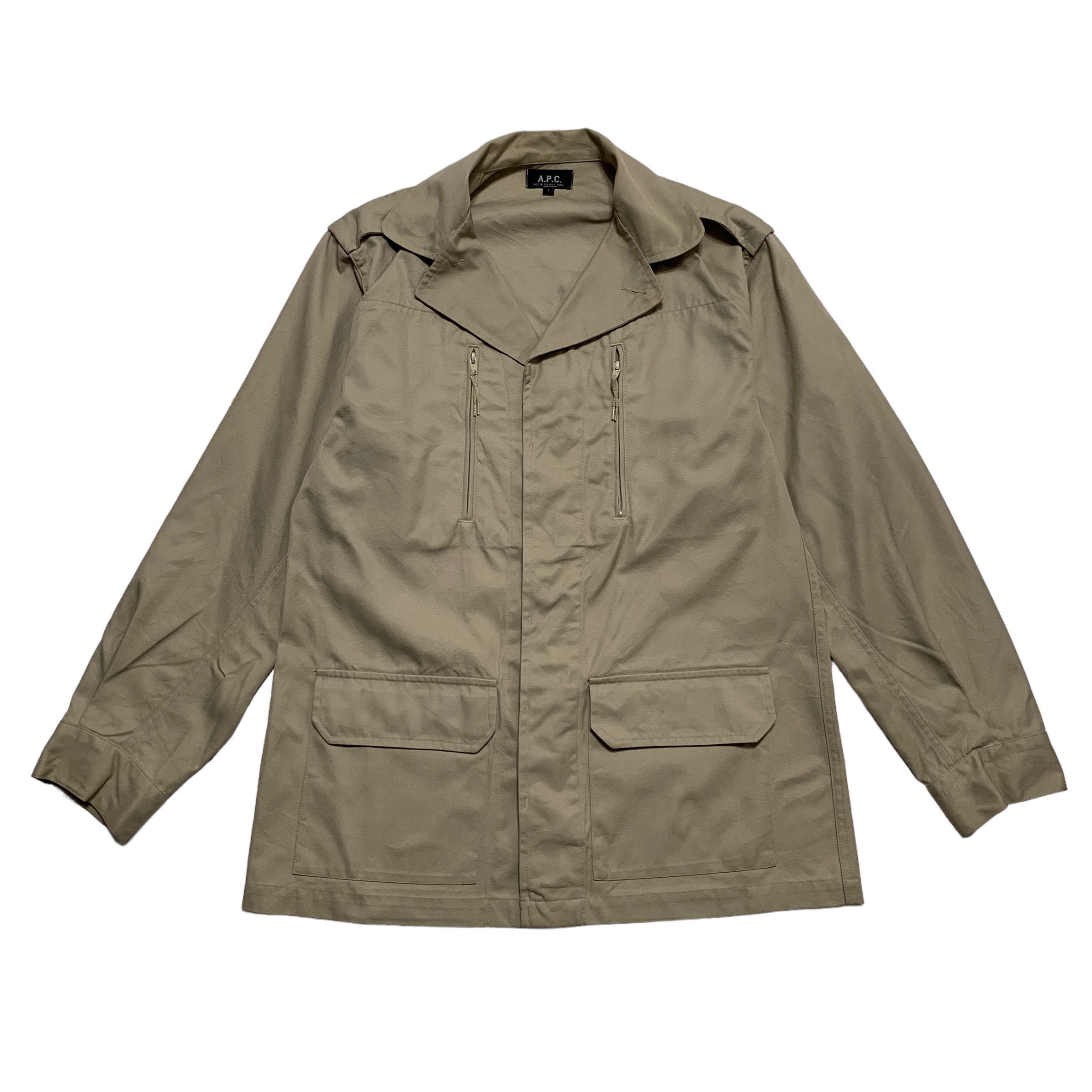 image of A P C Vintage Hiver 1999 Jacket in Brown, Men's (Size Medium)