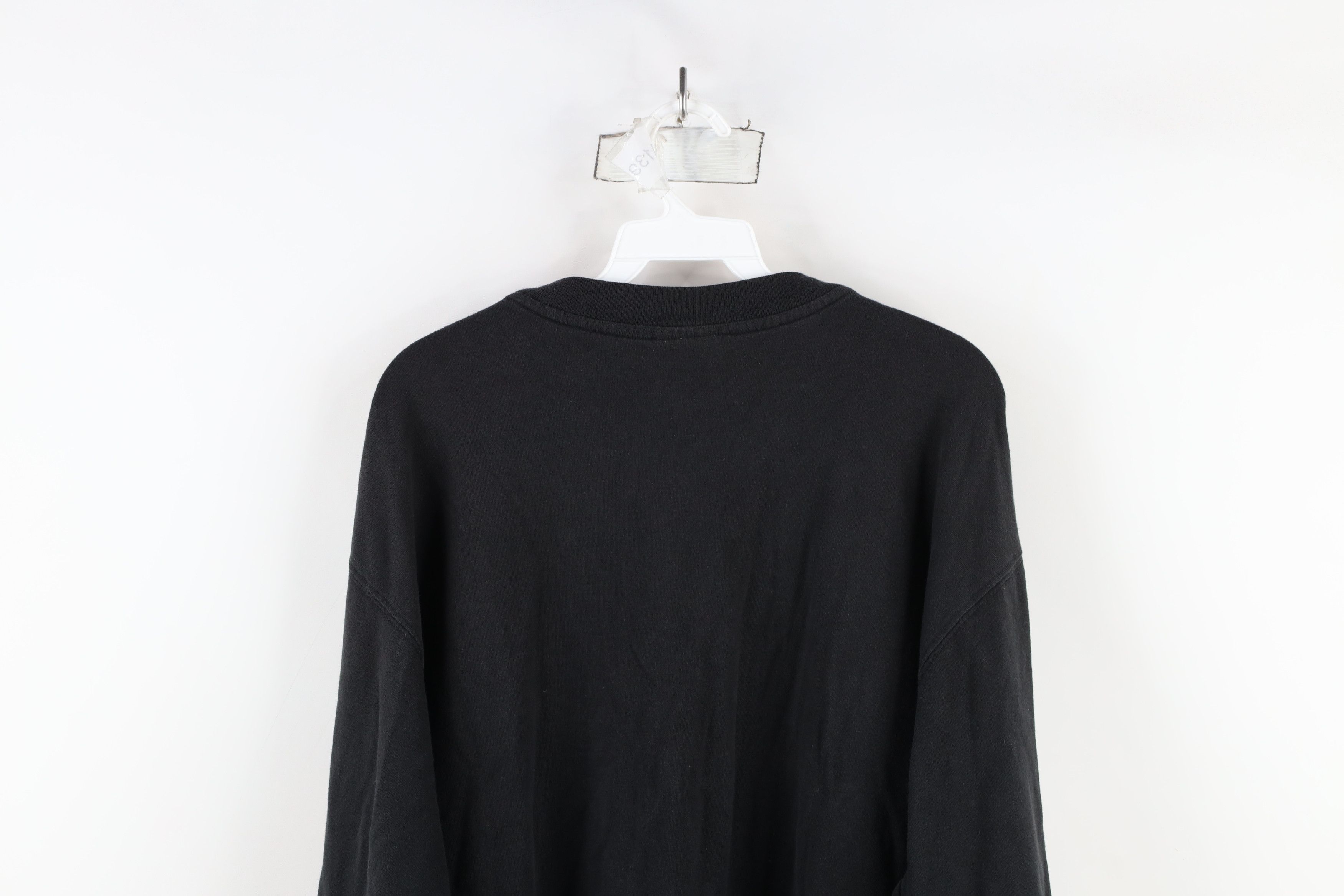 Carhartt × Vintage Vintage 90s Carhartt Spell Long Sleeve Henley T-Shirt Black Size US XL / EU 56 / 4 - 13 Thumbnail