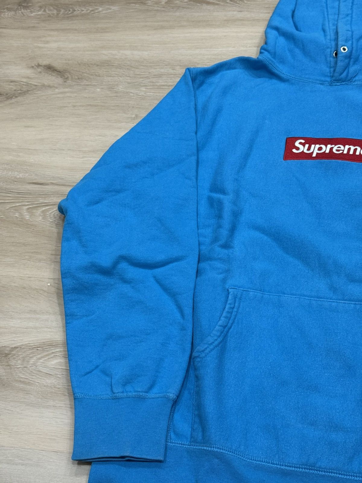 Supreme Supreme 2008 Teal Box Logo Hoodie Tyler the Creator Size US L / EU 52-54 / 3 - 7 Thumbnail