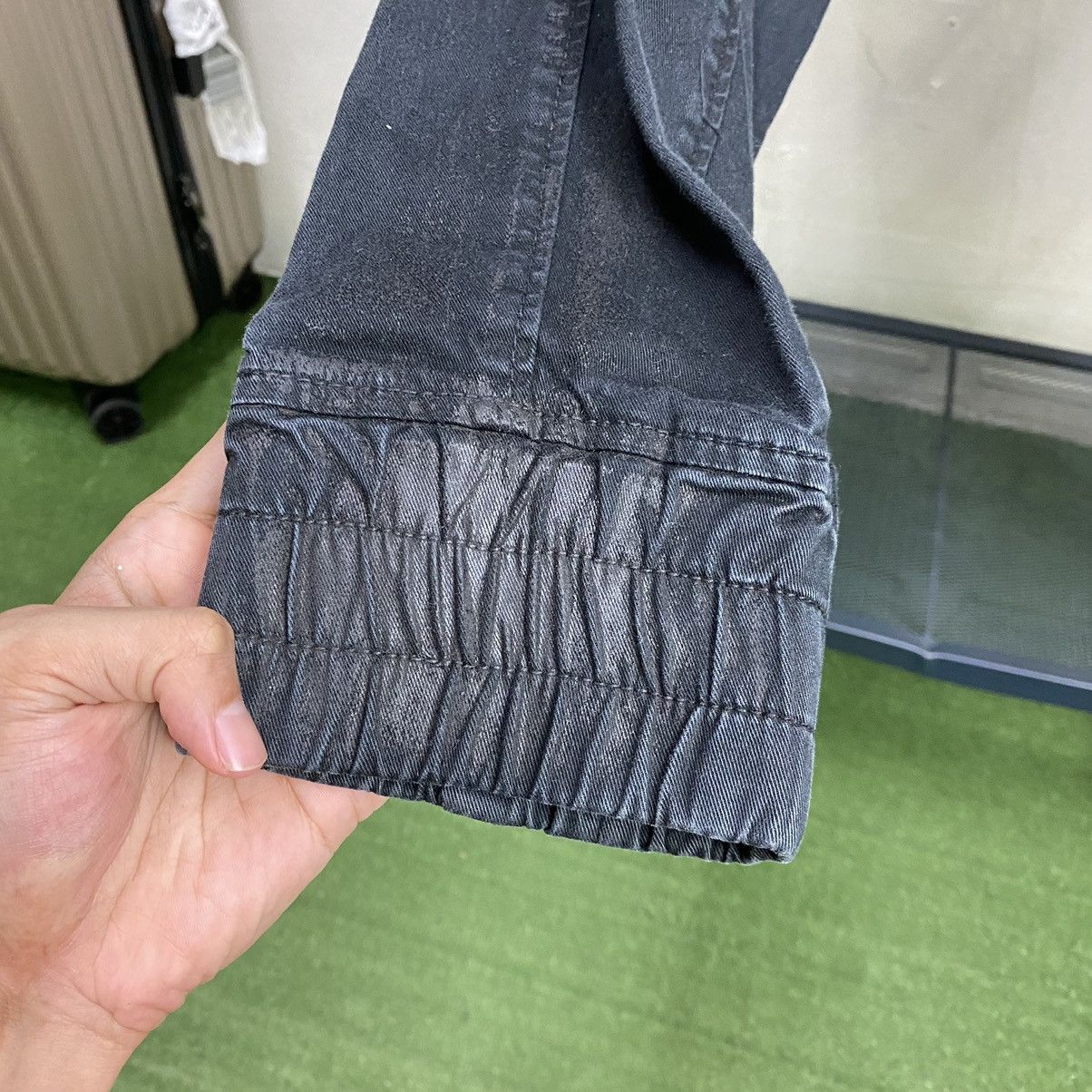 Gostar De Fuga Flared Drop Crotch Baggy Cargo Pants
