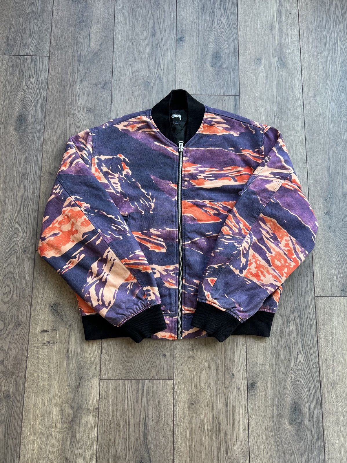 STUSSY ×LUCIEN SMITH BOMBER JACKET Stussy Lucien Smith Bomber Jacket Sweater Pants Release