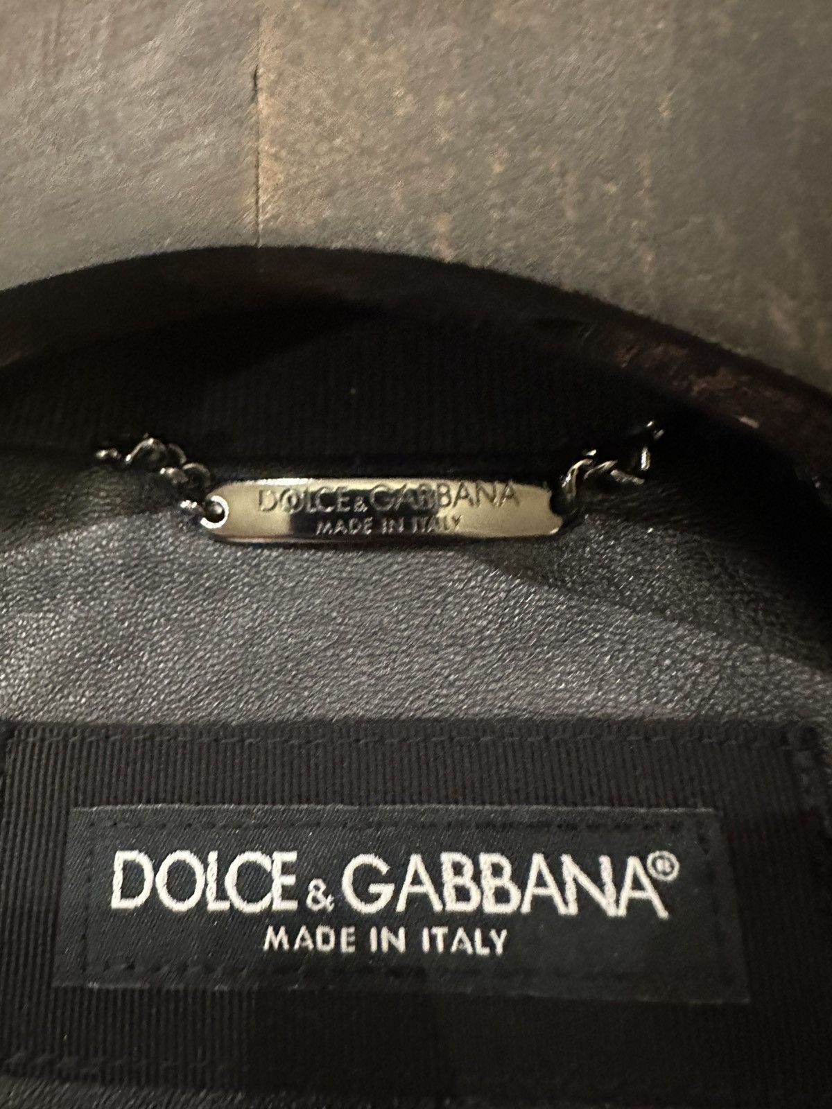 Dolce & Gabbana Dolce Gabbana leather bomber Size US M / EU 48-50 / 2 - 5 Thumbnail