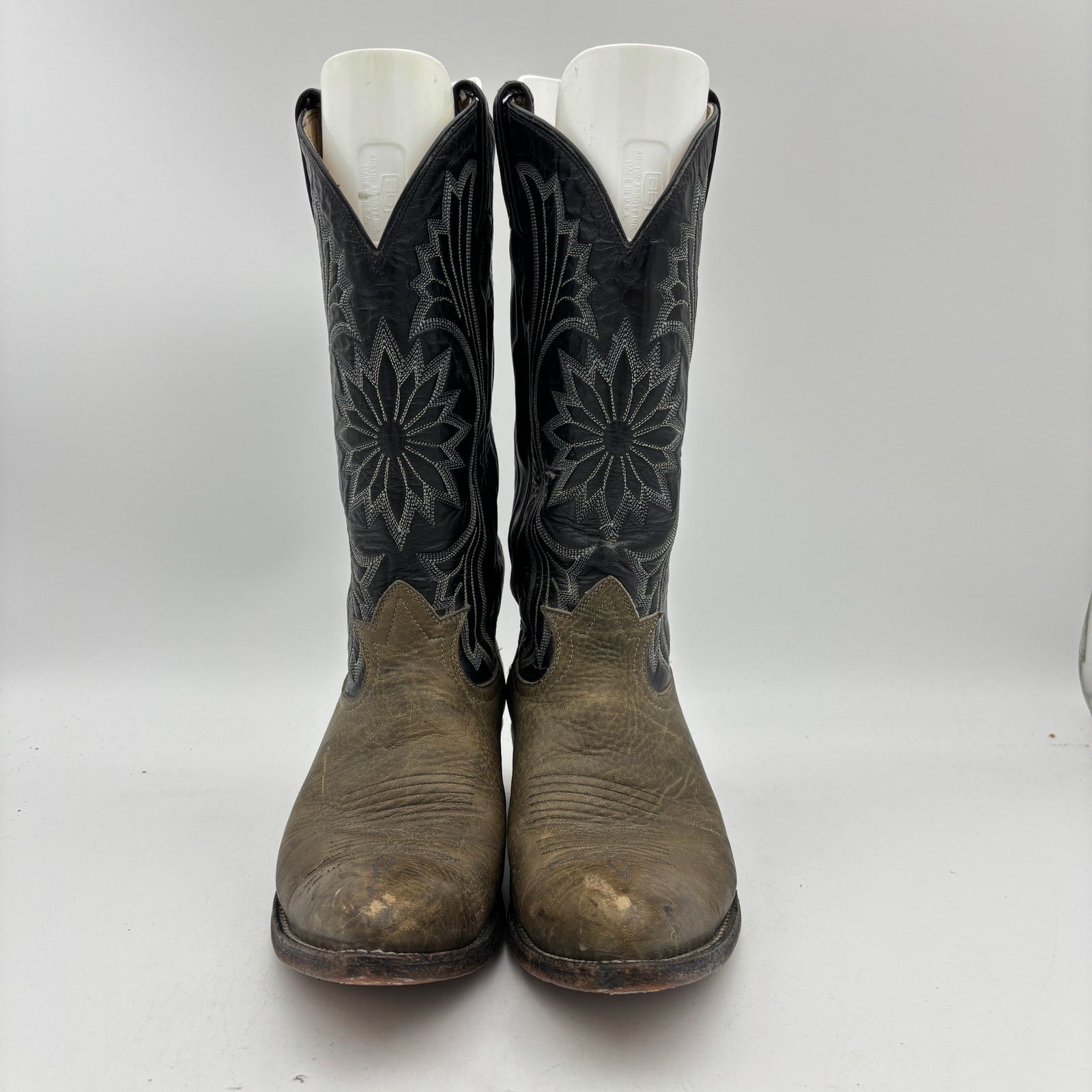 Tony Lama × Vintage Vintage Tony Lama 6701 Black Label Western Boots 7.5D 90s Size US 7.5 / EU 40-41 - 2 Thumbnail
