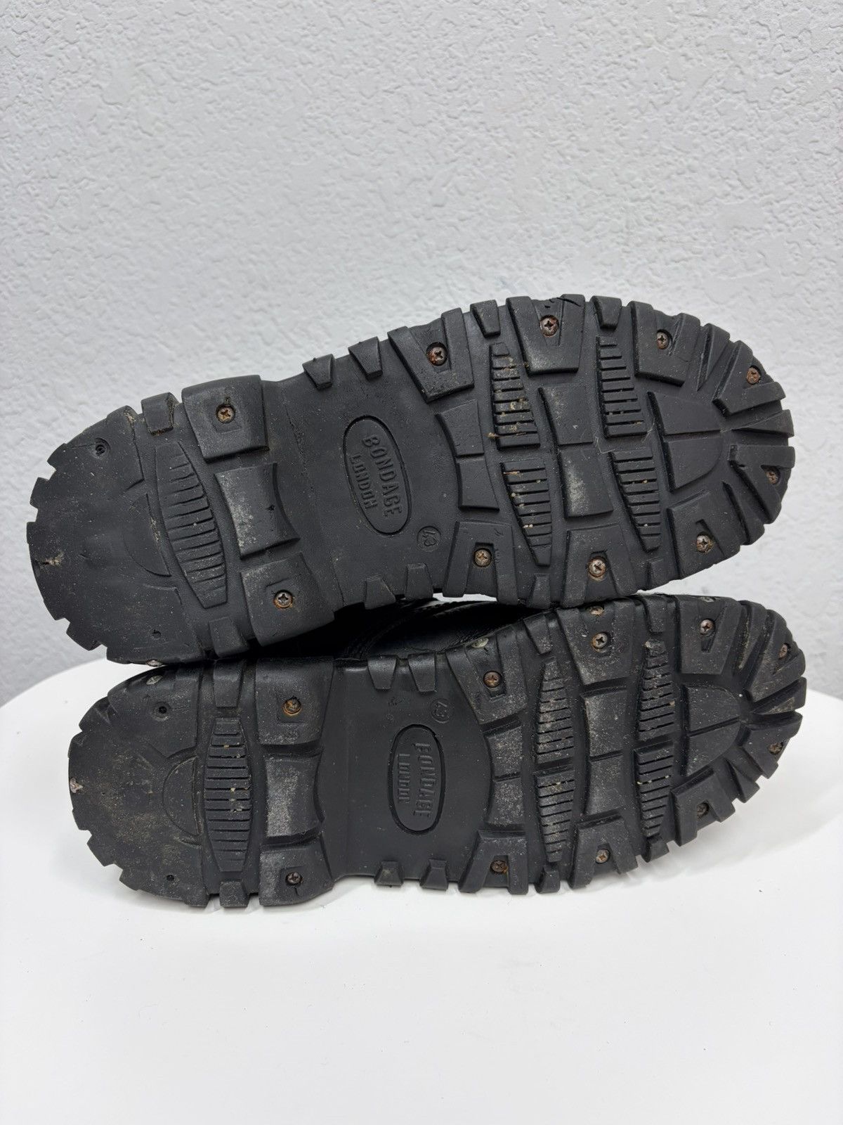 Hedi Slimane Studded Leather Multi Belted Boots Avant-Garde CCP Style Y2K Size US 9.5 / EU 42-43 - 15 Thumbnail