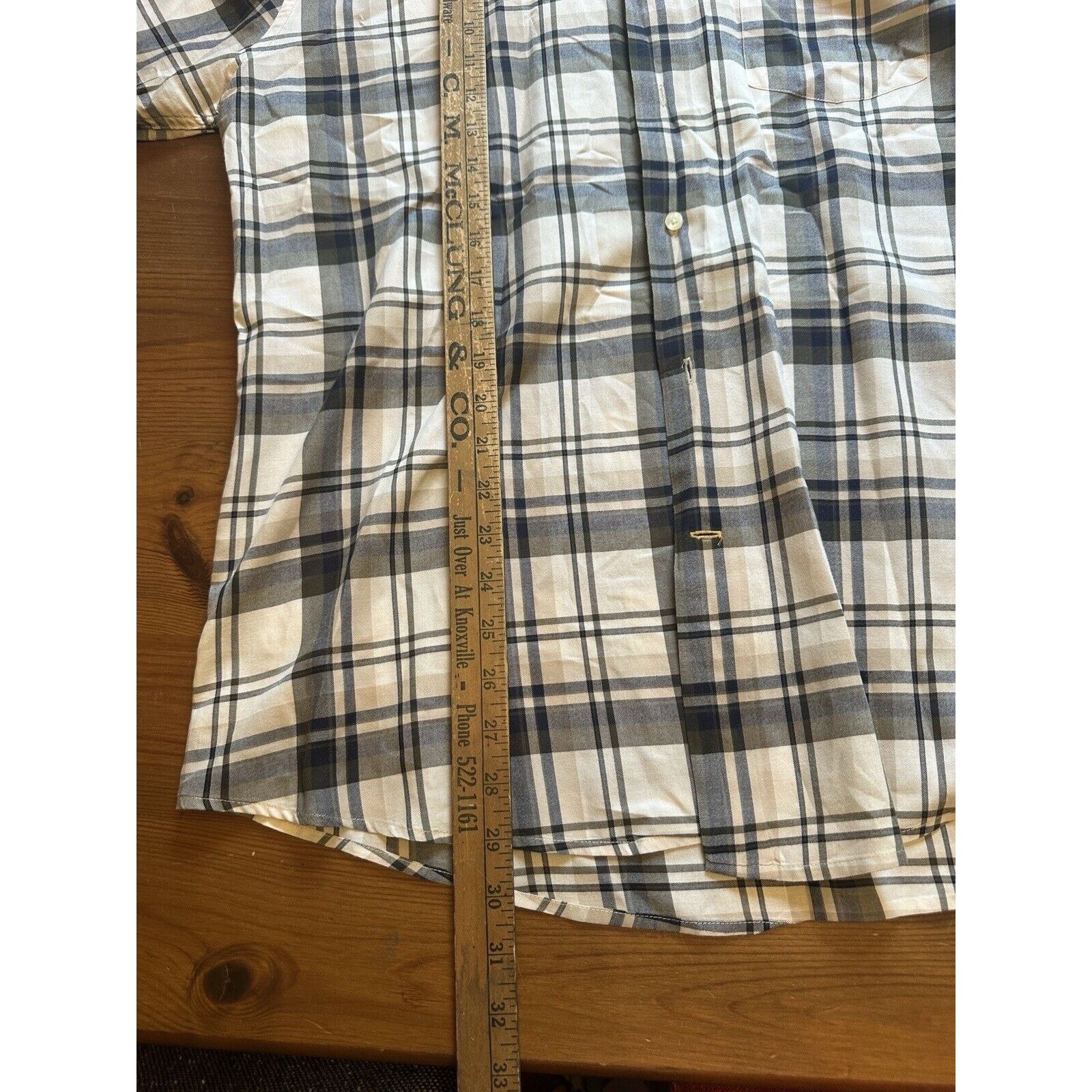 Barbour Barbour Shirt Mens L White Windowpane Plaid Button Down Size US L / EU 52-54 / 3 - 5 Thumbnail