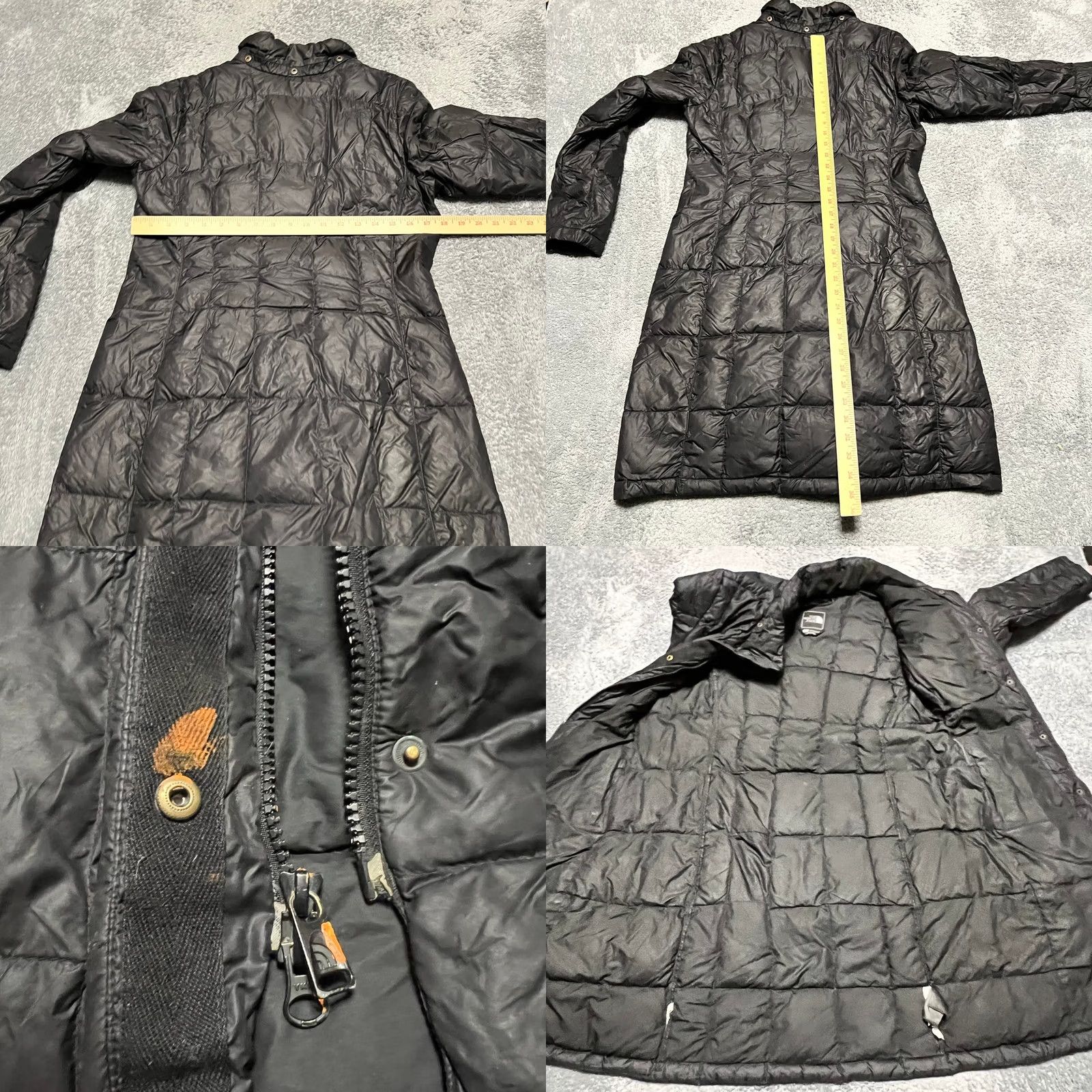 The North Face VINTAGE The North Face Puffer Jacket Womens S Regular Black 560 Down Long Coat Black Flaws Women Size S / US 4 / IT 40 - 8 Thumbnail