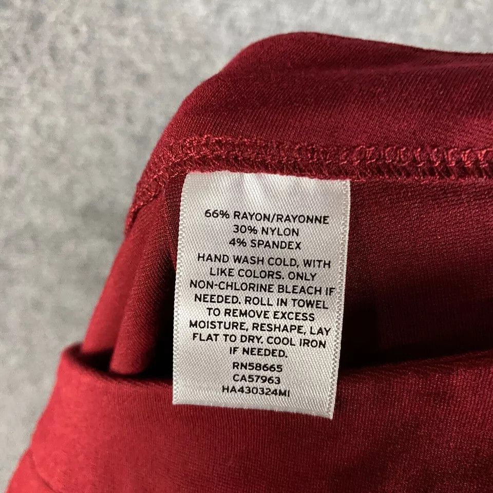 Other Halogen Trousers Capris Women's Small Stretch Red Pants Size 28" / US 6 / IT 42 - 8 Thumbnail