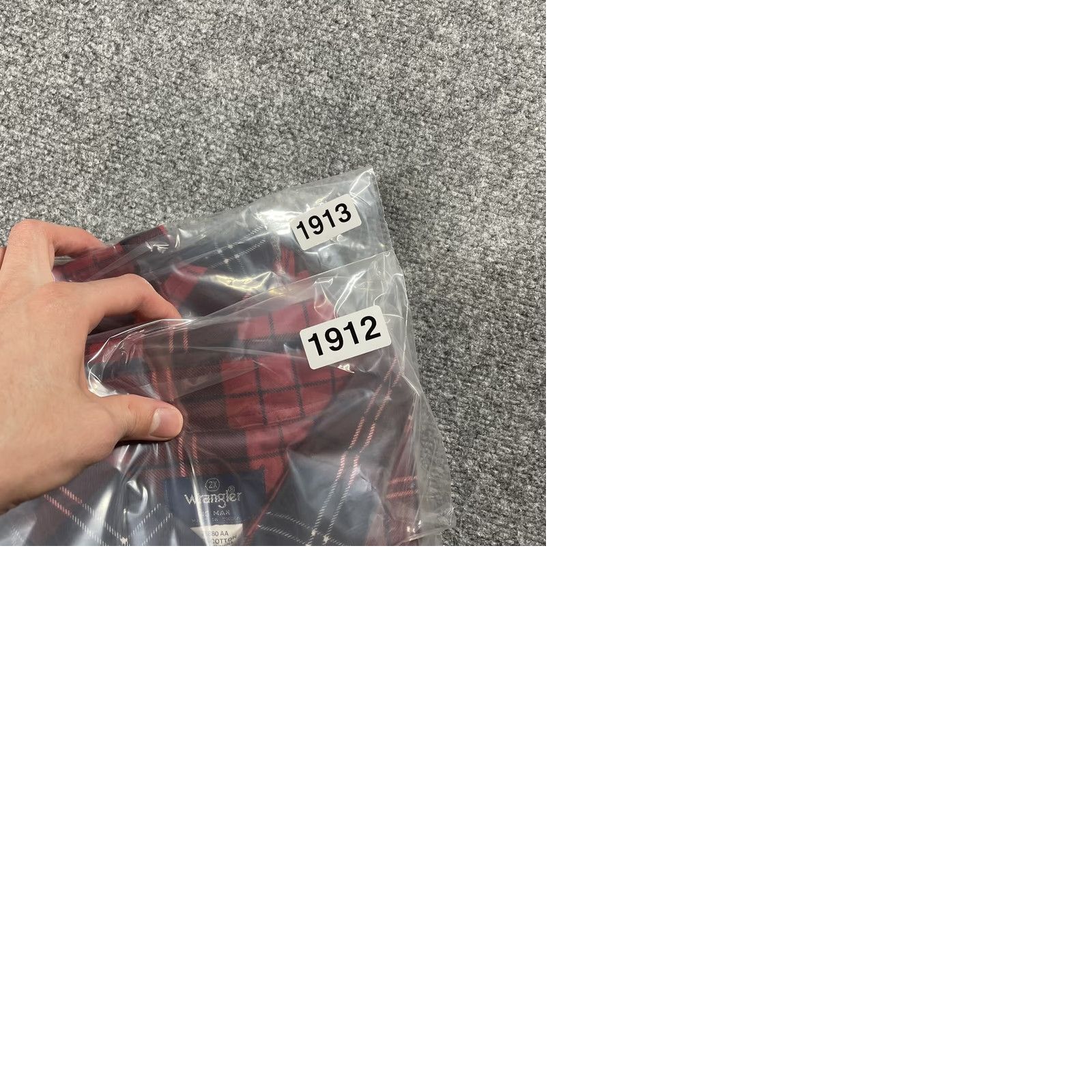 Wrangler VINTAGE Wrangler Flannel Shirt Big 2X Red Cotton Plaid Button-Up Mens Size US XXL / EU 58 / 5 - 9 Thumbnail