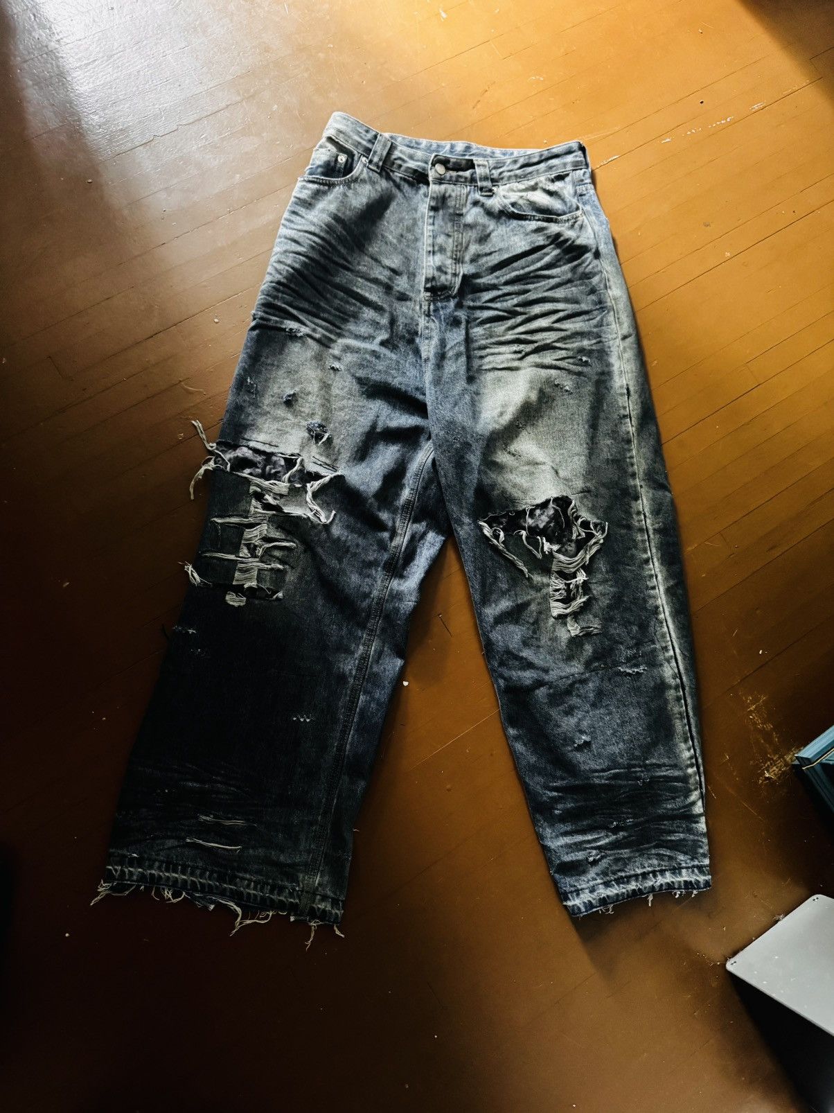 Other wide leg rip jeans Size US 32 / EU 48 - 1 Thumbnail