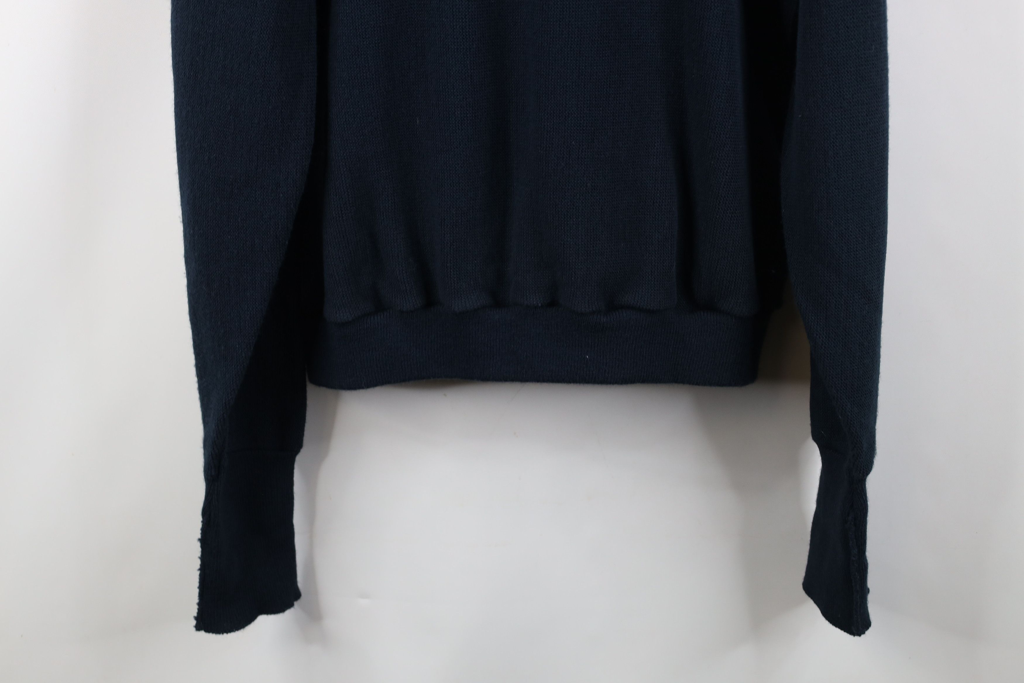 Vintage Vintage 70s 80s Streetwear Knit Cardigan Sweater Blue USA Size US L / EU 52-54 / 3 - 12 Thumbnail