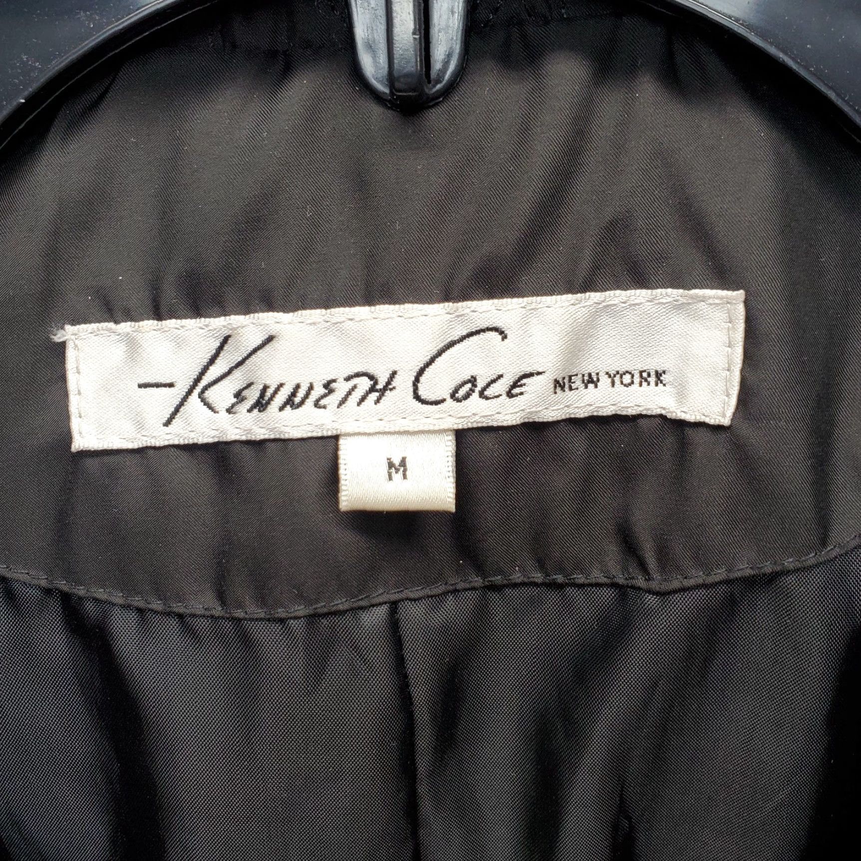Kenneth Cole Kenneth Cole Quilted Coat Women M Black Belted Waist Long Sleeve Snap Inside Zip Coat Womens M Black Quilted Belted Zip Inside Snap Size M / US 6-8 / IT 42-44 - 5 Thumbnail