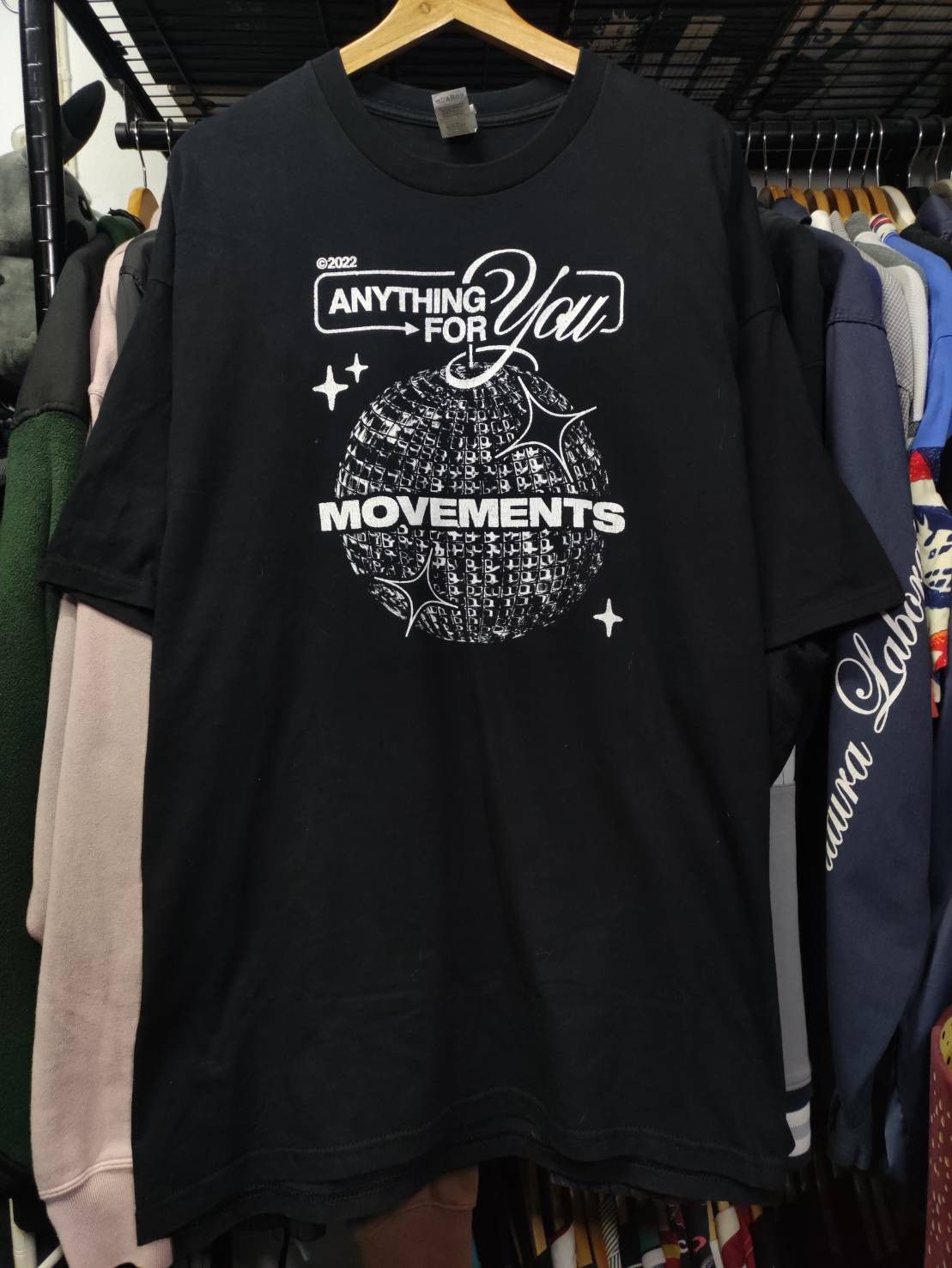 Band Tees Movements Band " Anything For You " Tour Promo T-Shirt Size US XXL / EU 58 / 5 - 3 Thumbnail