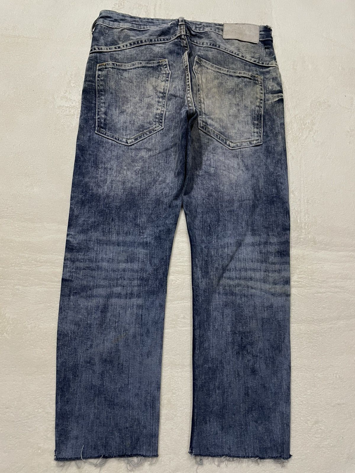 H&M Vintage H&M Denim Mudwash Faded Distress Jeans Size US 31 - 13 Thumbnail