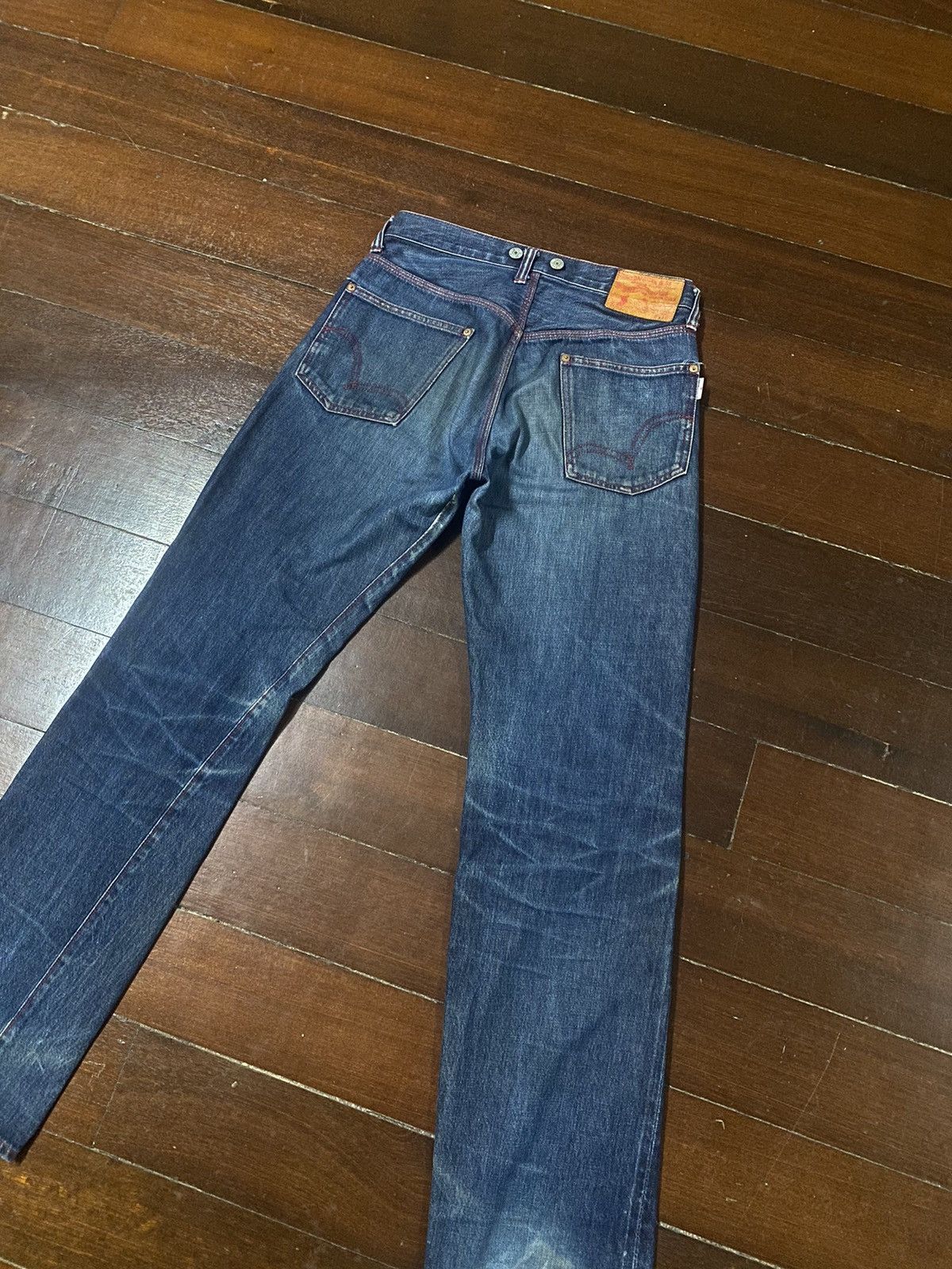 Studio D'Artisan studio d'artisan 480 tokushima denim selvedge distressed Size US 30 / EU 46 - 11 Thumbnail