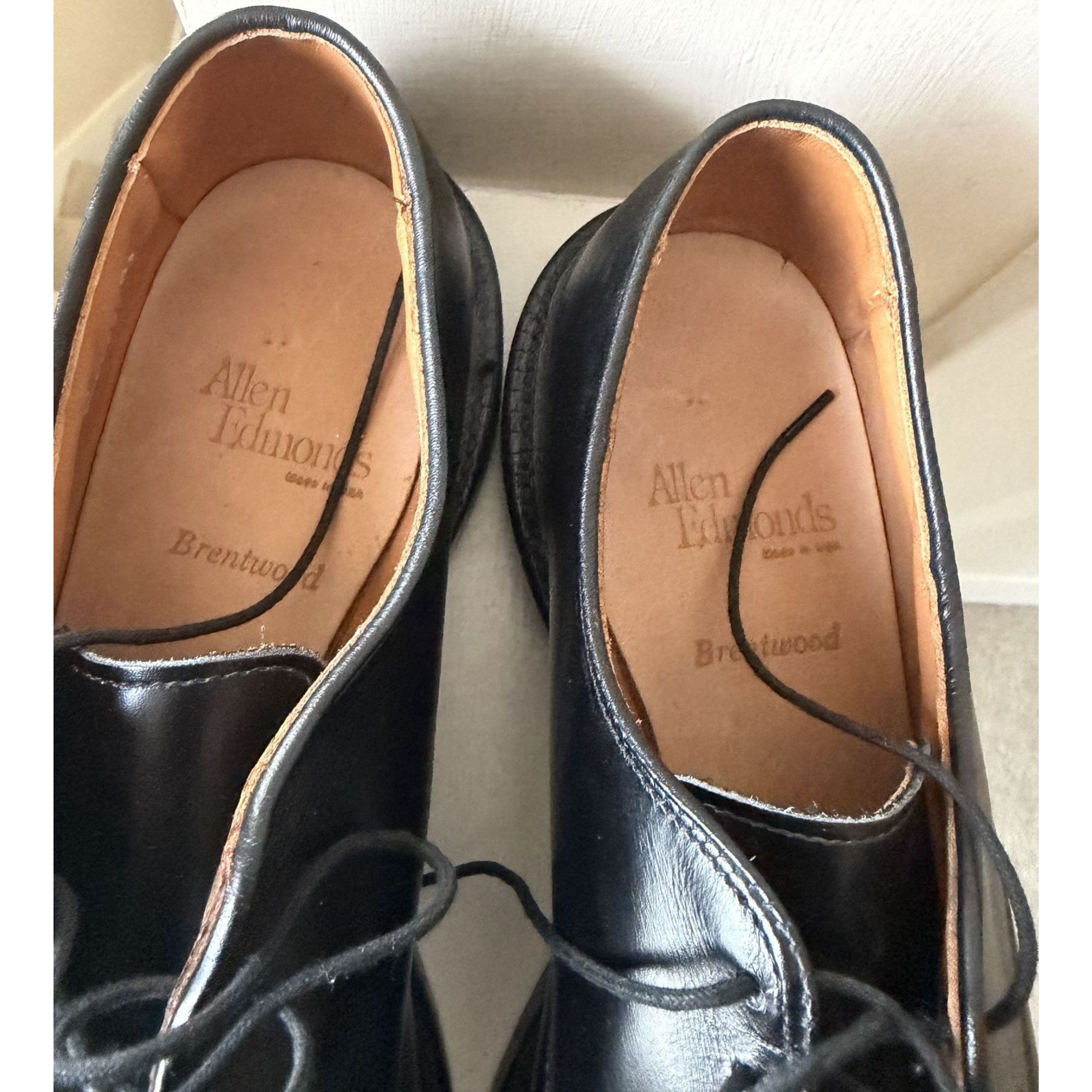 Allen Edmonds Allen Edmonds Brentwood Black Dress Shoes Size 9 Narrow Size US 9 / EU 42 - 5 Thumbnail