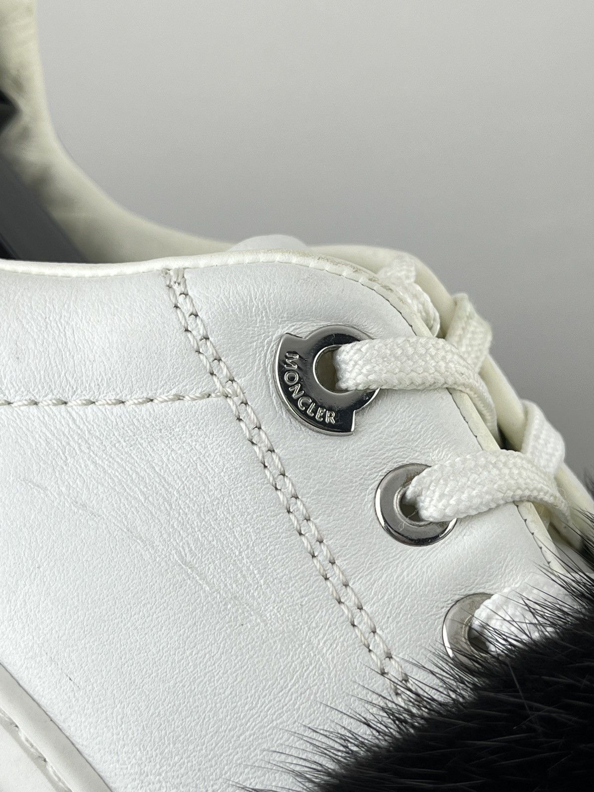 Moncler Leather Mink Furr Strap Size US 9 / IT 39 - 8 Thumbnail