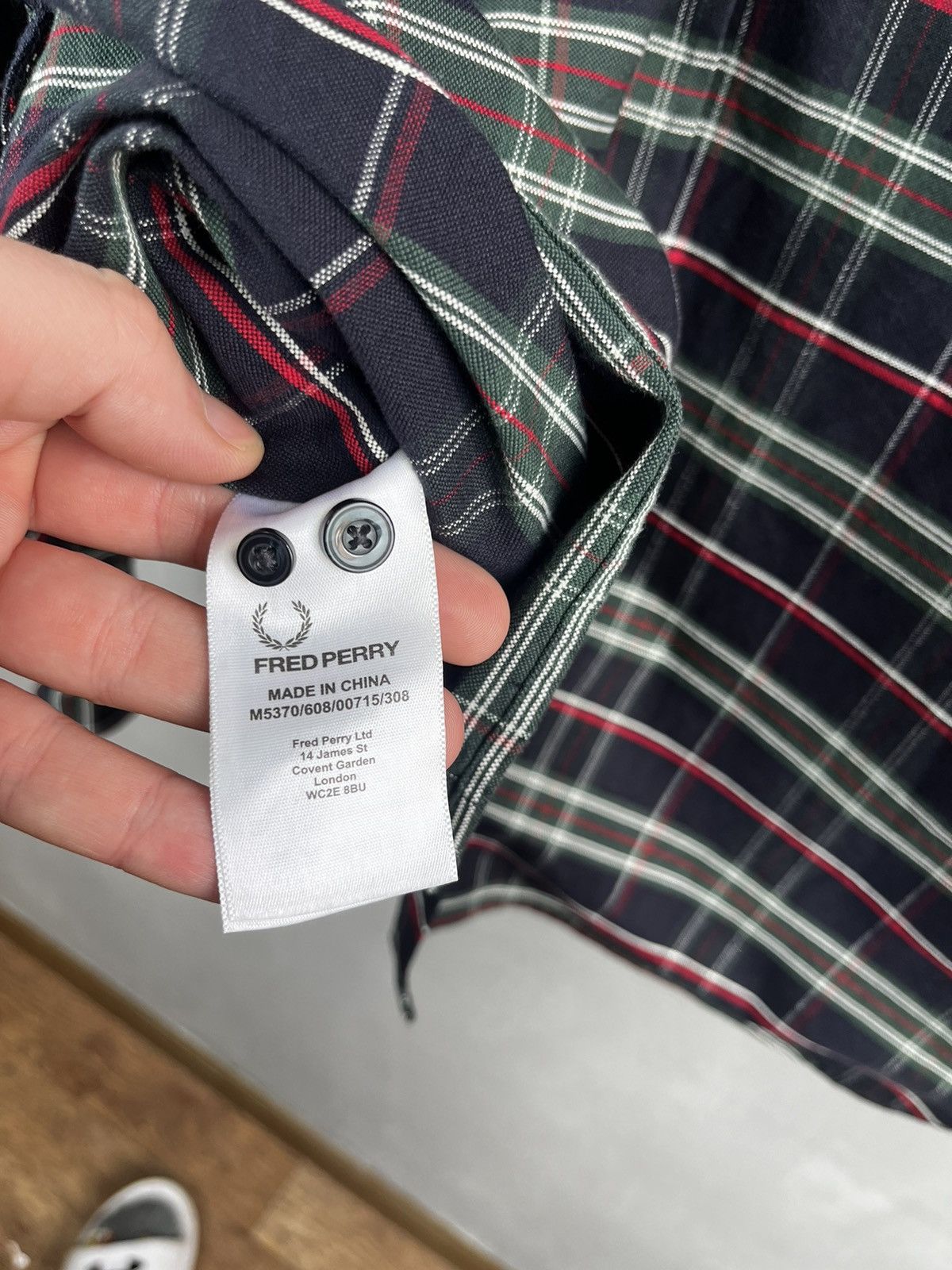 Fred Perry Fred Perry shirt size L Size US L / EU 52-54 / 3 - 9 Thumbnail