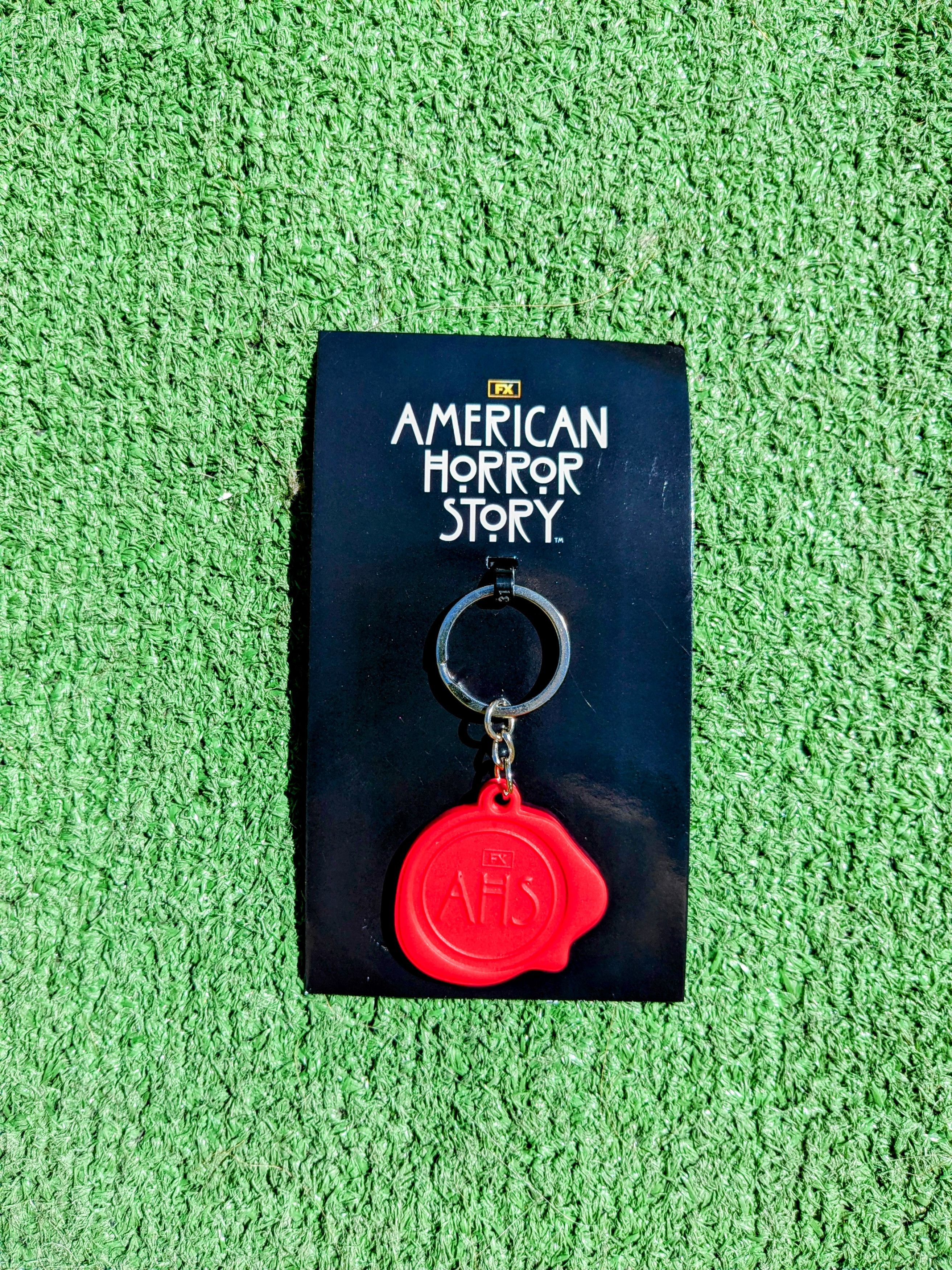 Designer D23 American Horror Story Keychain AHS Blood Seal Ink Stamp Size ONE SIZE - 1 Thumbnail
