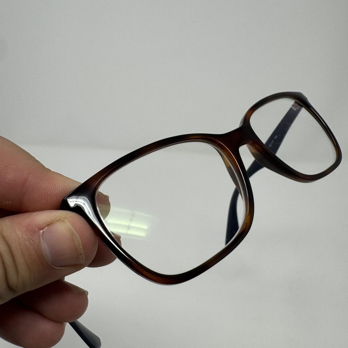 RayBan Ray Ban Glasses RB 7066 5585 Havana Tortoise Blue 52 17 140 Size ONE SIZE - 8 Thumbnail