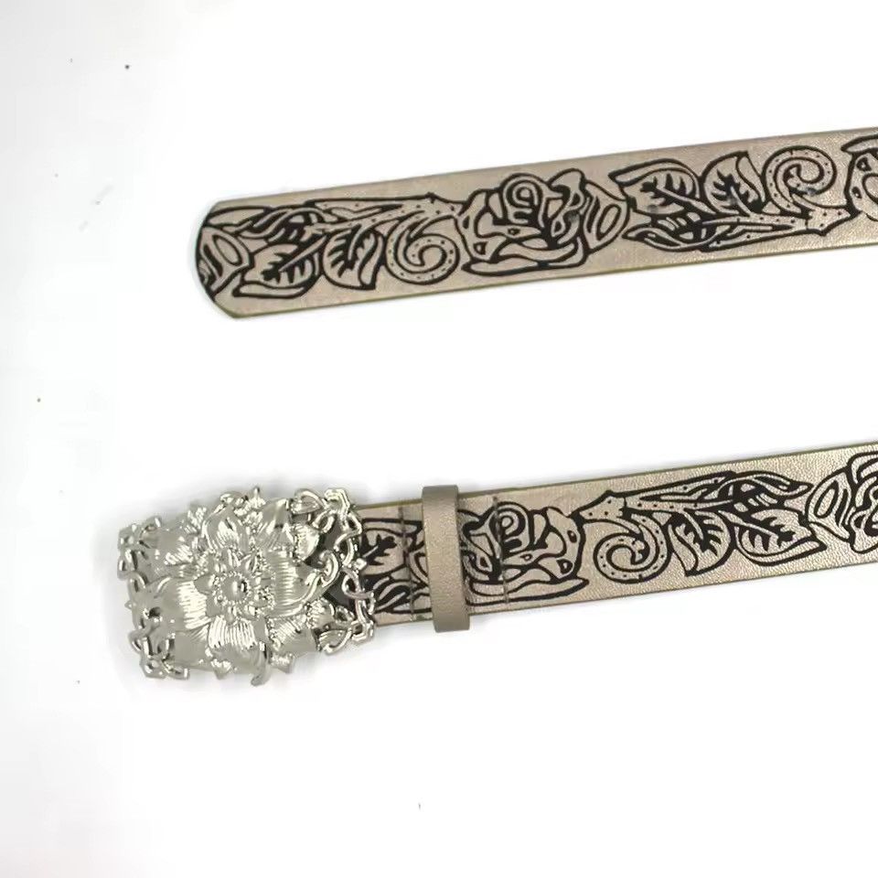 Japanese Brand Rose Buckle Belt Size ONE SIZE - 5 Thumbnail