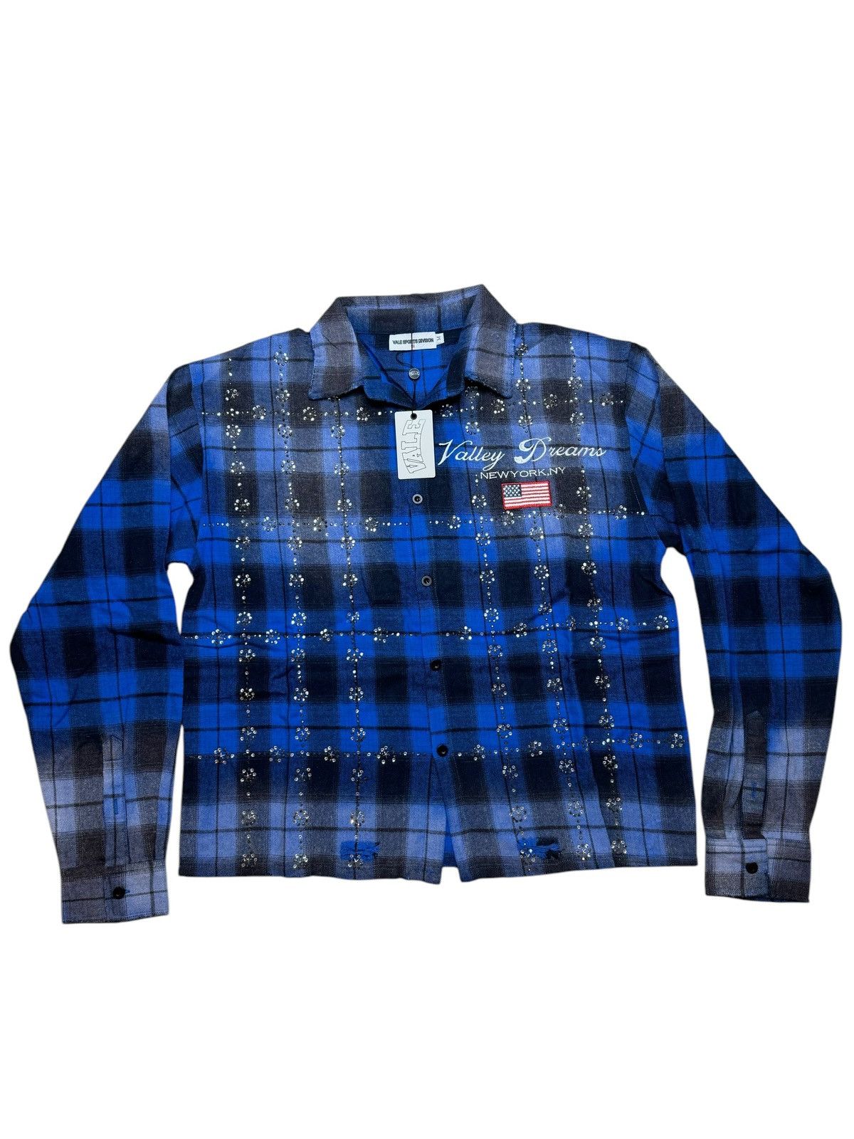 Vale Vale Forever The Blues Flannel SIZE LARGE Size US L / EU 52-54 / 3 - 1 Thumbnail