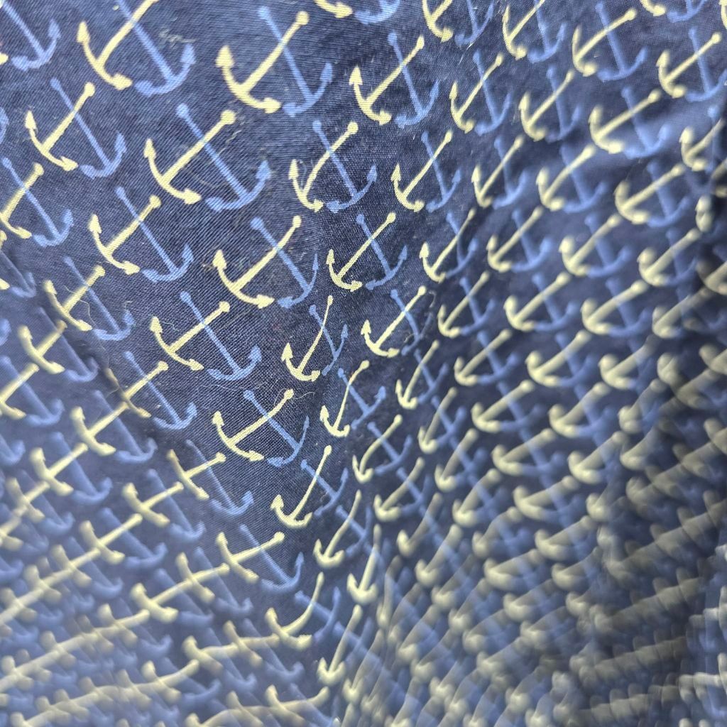 Ralph Lauren Men's Ralph Lauren Blue Anchor Print Button Down Shirt XL Size US XL / EU 56 / 4 - 4 Thumbnail