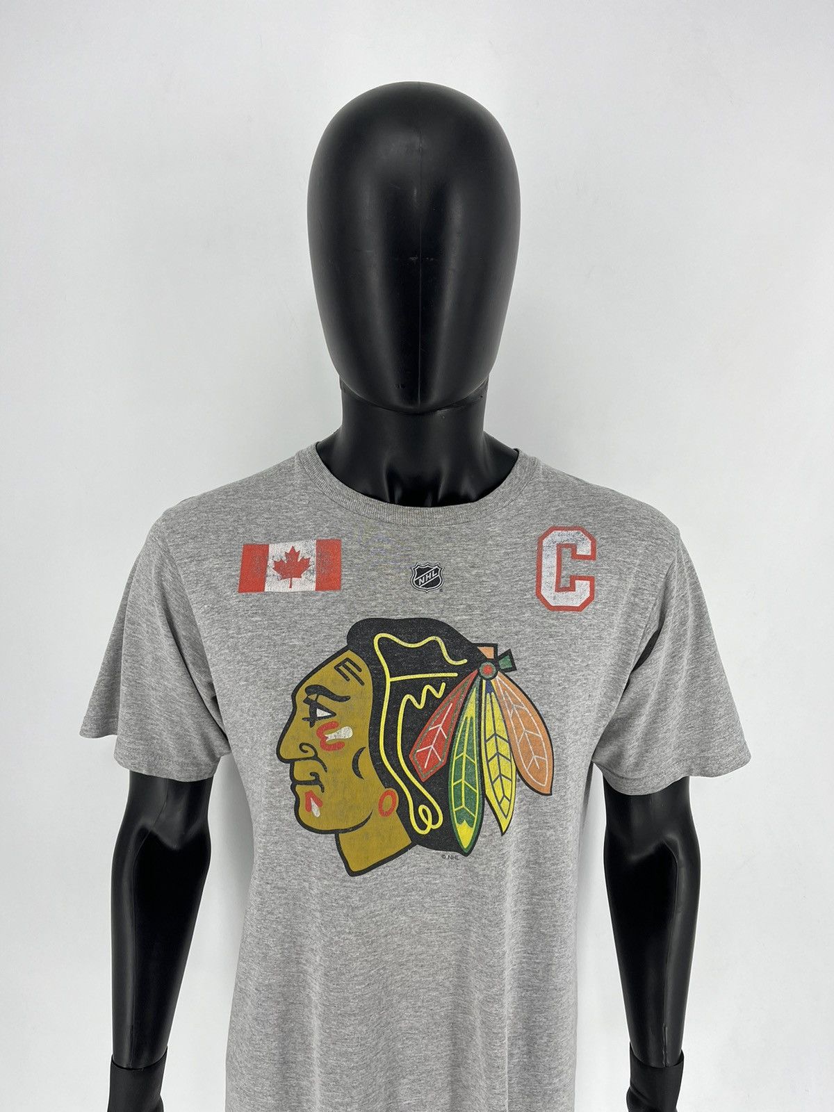 NHL × Reebok × Vintage Vintage Reebok NHL Indian T-shirt Grey Size XL Size US XL / EU 56 / 4 - 5 Thumbnail