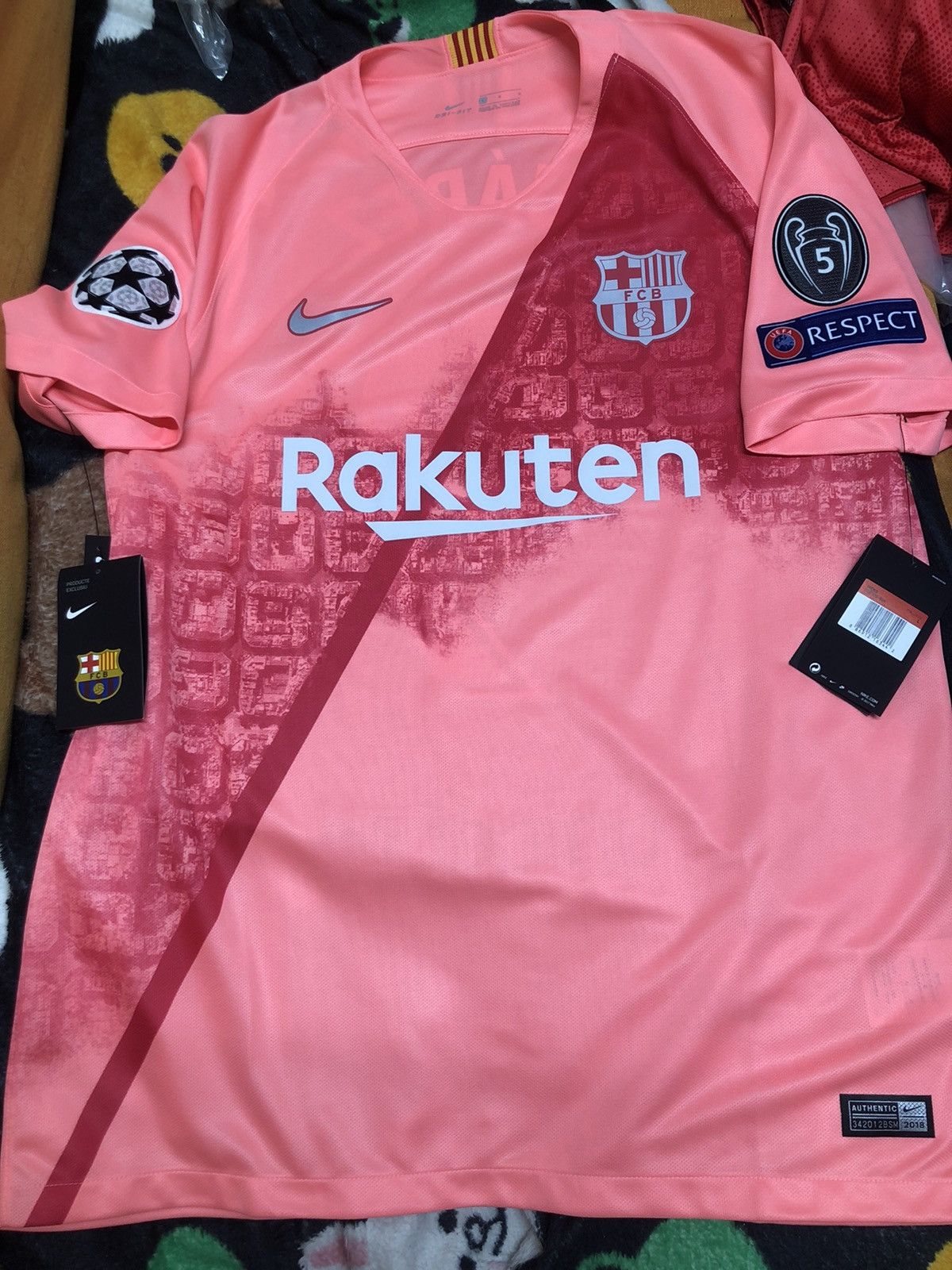 Barcelona jersey 2019 pink best sale