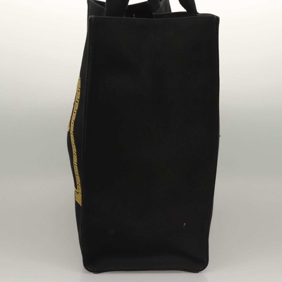 Fendi FENDI Versace Collaboration Fenderche Tote Bag Canvas Black Size ONE SIZE - 4 Thumbnail