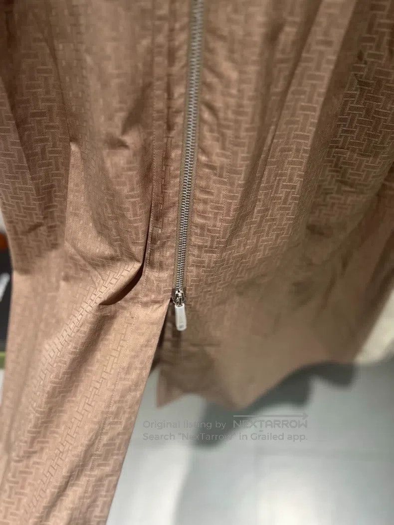 Hermes Hermes Short-sleeve dress, full of H hidden patterns Size XS / US 0-2 / IT 36-38 - 3 Thumbnail