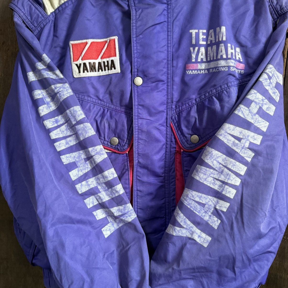 Yamaha Vintage Team Yamaha Racing Sport Bomber Jacket Size US L / EU 52-54 / 3 - 4 Thumbnail