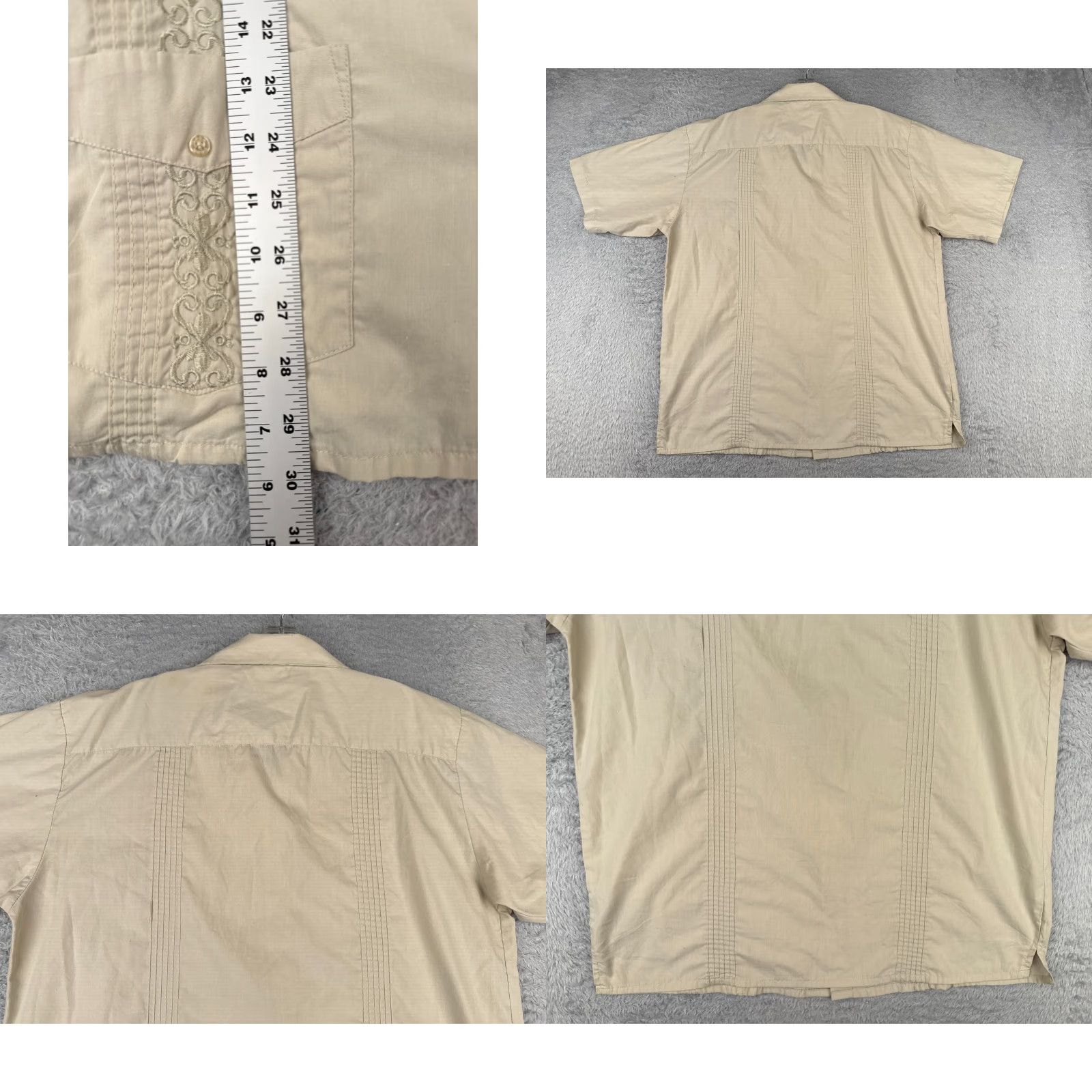 Vintage VINTAGE Lada Shirt Adult Large Beige Polyester Cotton Blend 4 Pocket Button-Up Men Beige L Shirt Casual Workwear Pockets - Mens Size US L / EU 52-54 / 3 - 9 Thumbnail