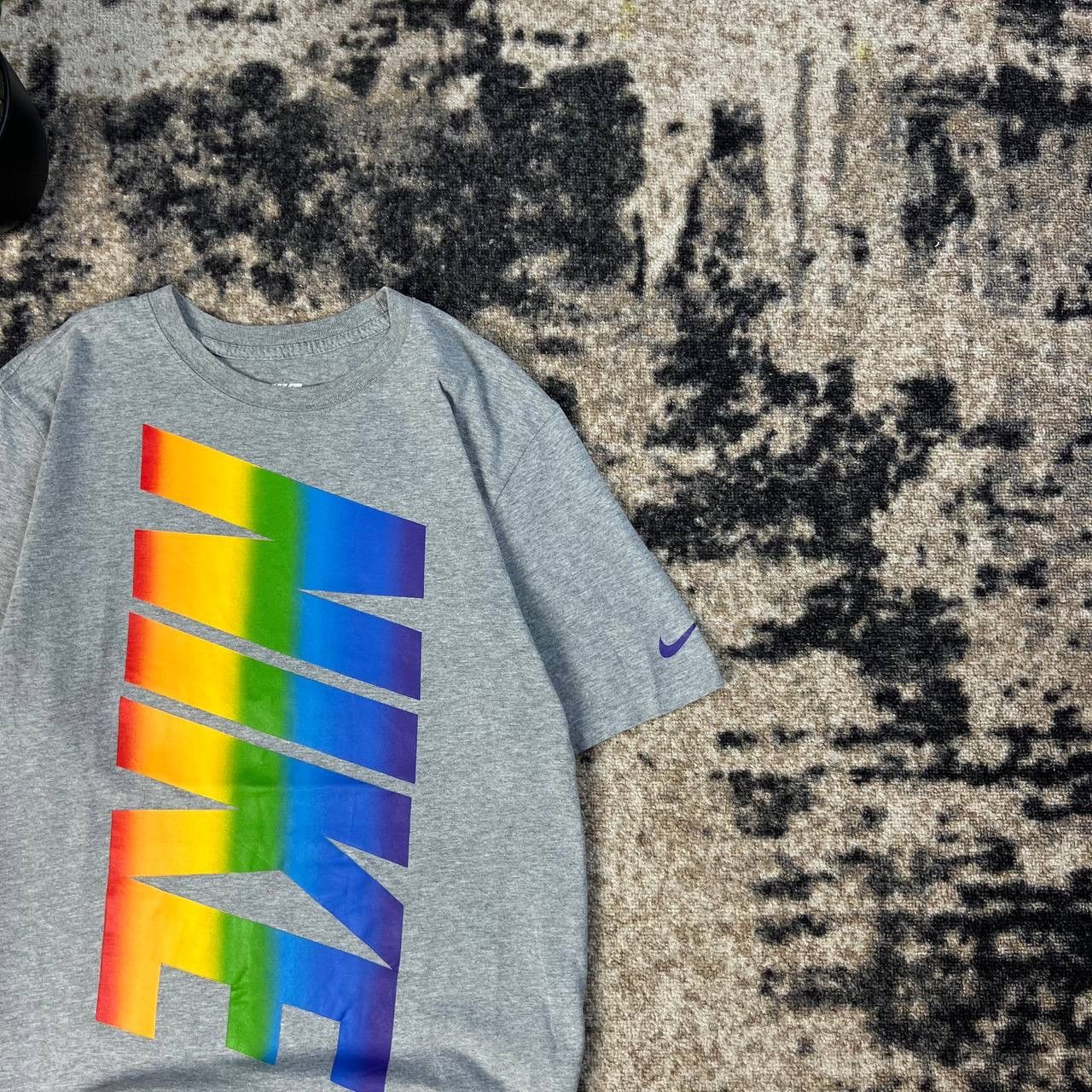 Nike Nike Vintage Rainbow Big Logo T-Shirt Streetwear 1TS124 Size US M / EU 48-50 / 2 - 2 Thumbnail