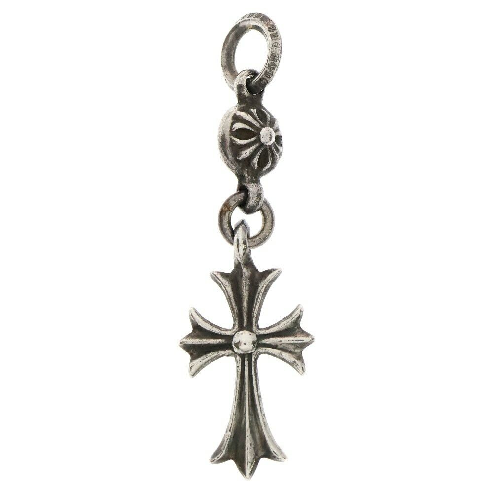 Chrome Hearts 1b Tiny CH Cross 1 Ball Charm Pendant