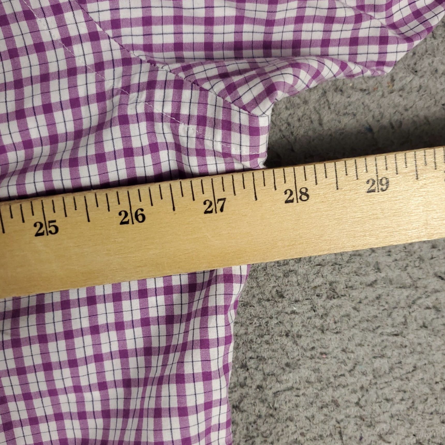 Ralph Lauren Ralph Lauren Shirt 2XL Purple Plaid Poplin 120s Button Up Long Sleeve Mens Size US XXL / EU 58 / 5 - 5 Thumbnail