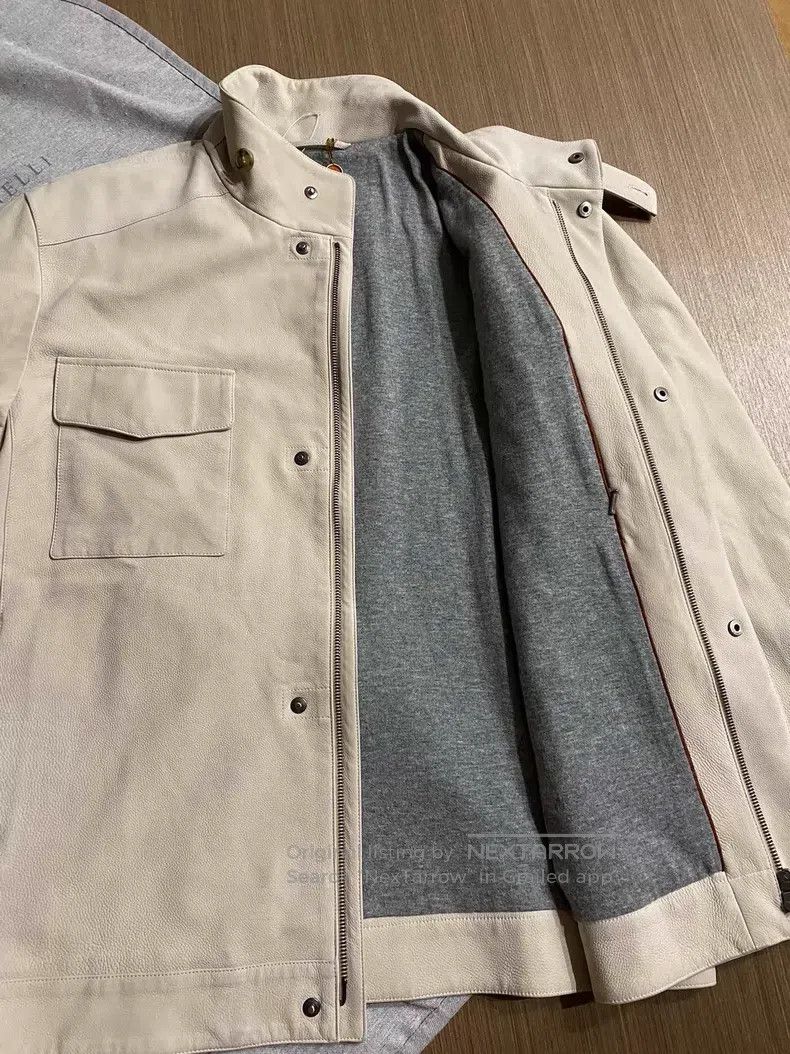 Loro Piana Loro Piana Traveler Leather Jacket Size US M / EU 48-50 / 2 - 7 Thumbnail