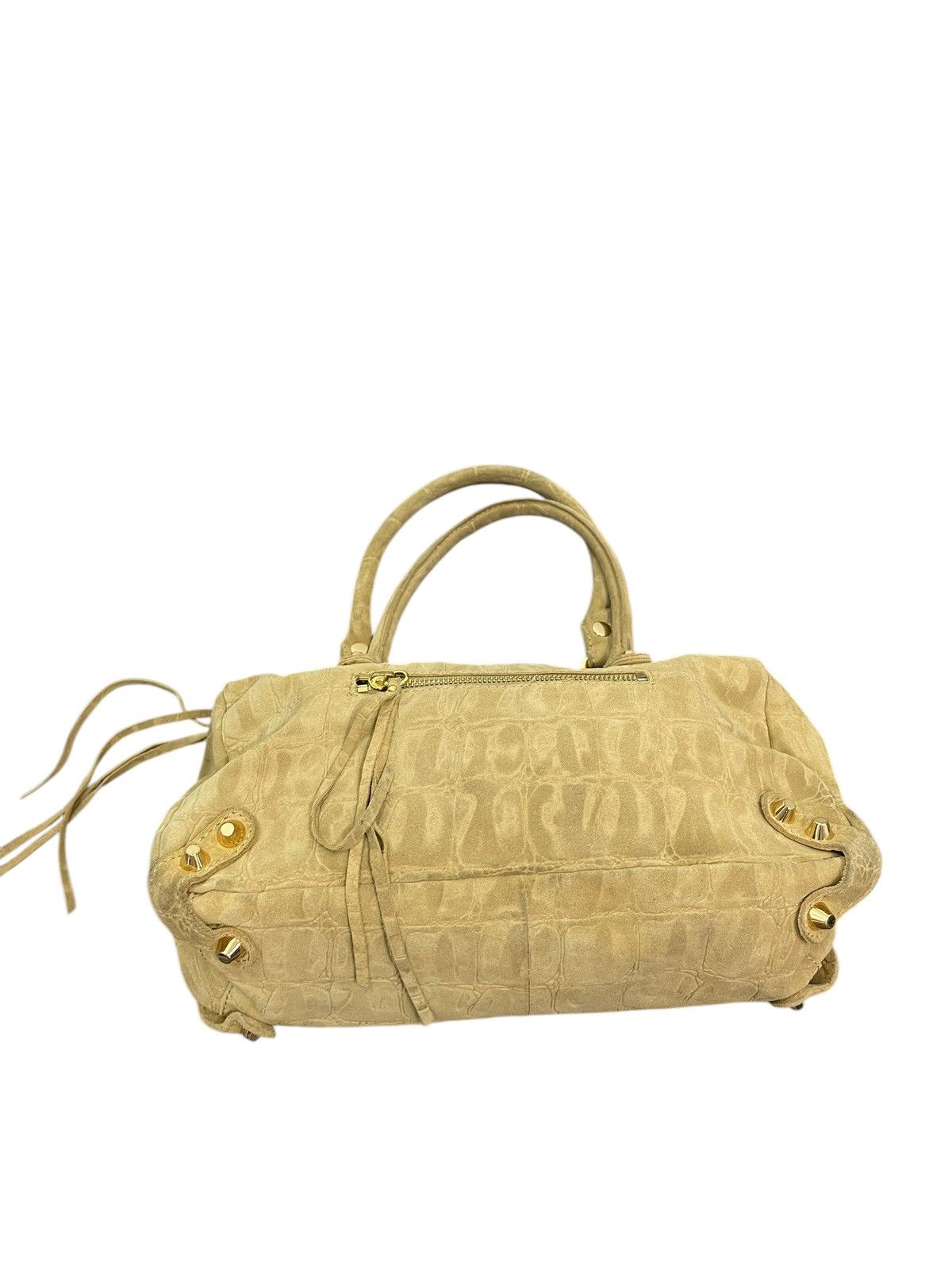 Genuine Leather Full Suede Leather Linea Pelle East-West Bag 1🟩6 Size ONE SIZE - 15 Thumbnail