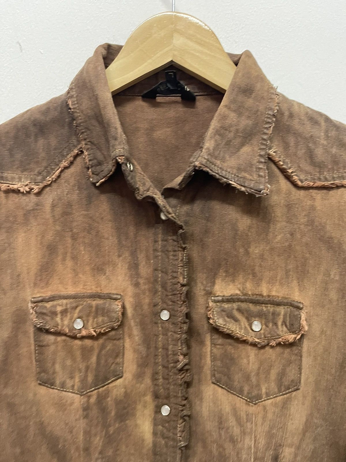 Japanese Brand Vintage Western Tree Barks Cotton Shirt Size US S / EU 44-46 / 1 - 2 Thumbnail