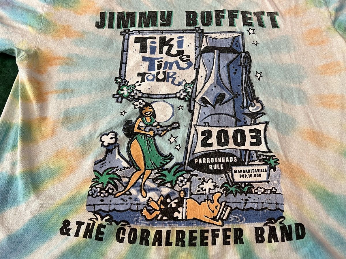 Band Tees × Vintage Vintage JIMMY BUFFETT & THE CORALREEFER TIKI TIME TOUR 2003 Size US XL / EU 56 / 4 - 2 Thumbnail