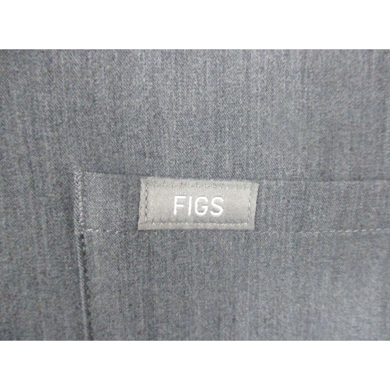 Vintage FIGS Technical Collection Gray Catarina Scrubs V-Neck Top Medium Uniform Gray Shirt Unisex Medical Size US M / EU 48-50 / 2 - 3 Thumbnail