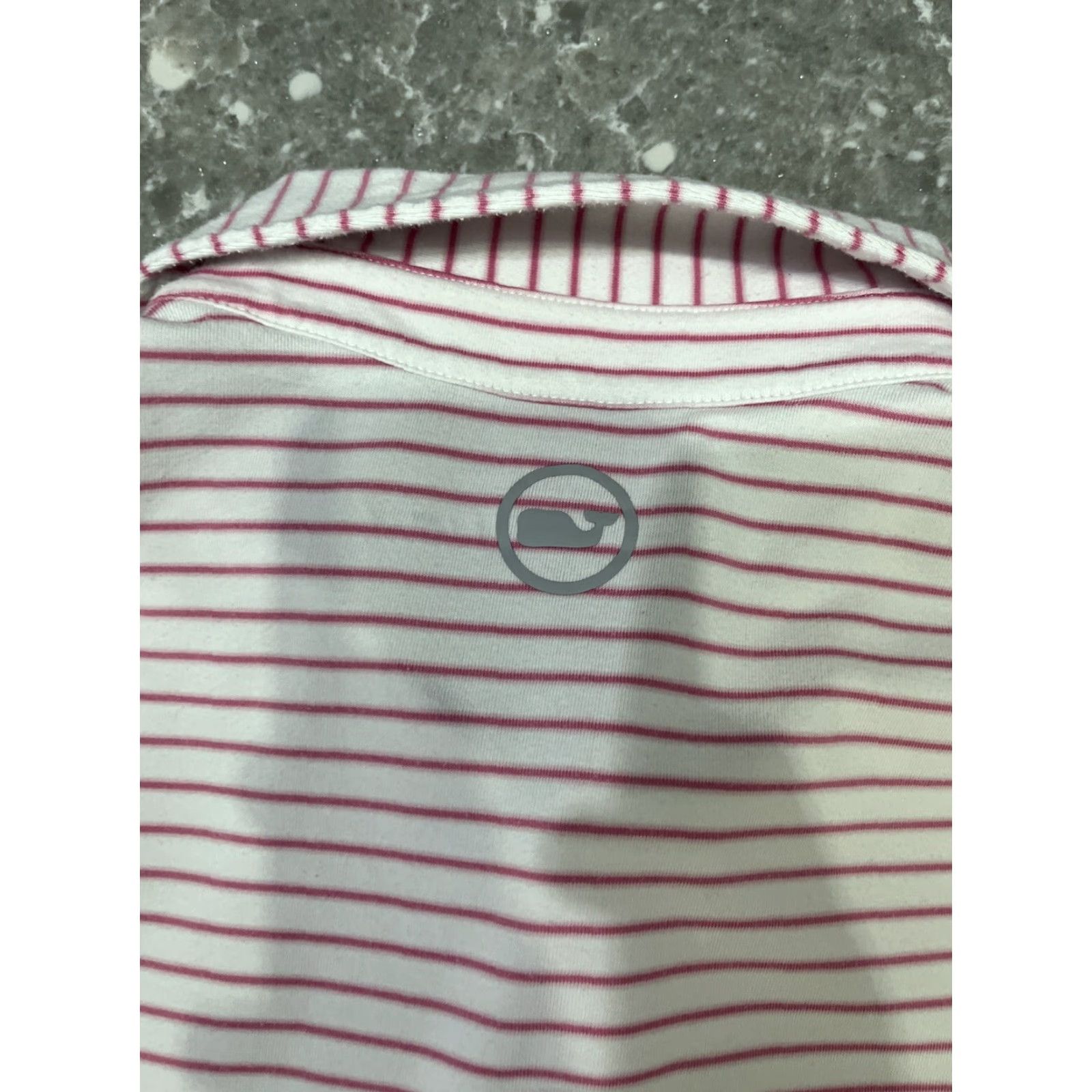 Vineyard Vines Vineyard Vines Jim Nantz Polo Men L Pink Stripe Shirt Mens Regular Short Sleeve Golf Polo Size US L / EU 52-54 / 3 - 6 Thumbnail