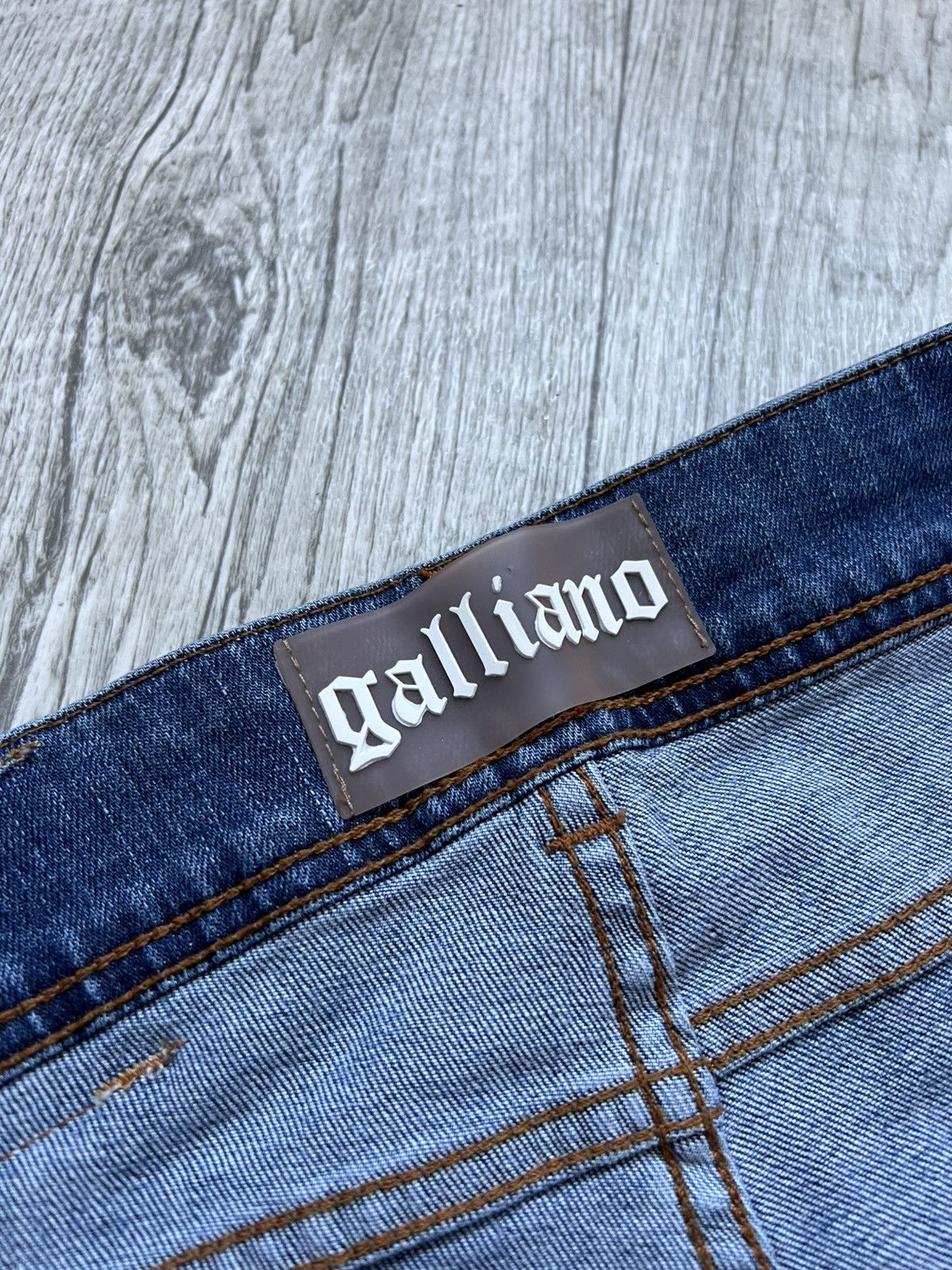 John Galliano New! RARE Crazy Archive John Galliano Y2k Newspaper Glamour Size 26" / US 2 / IT 38 - 8 Thumbnail