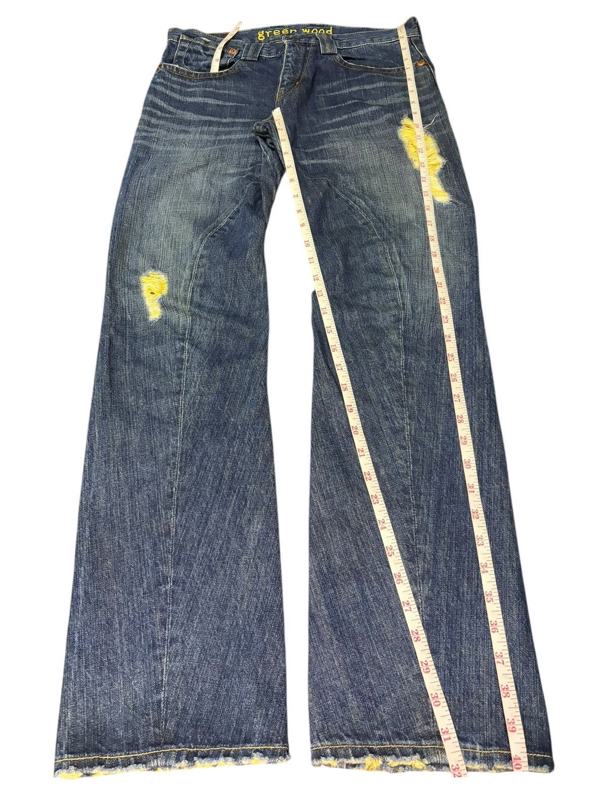 Diesel Vintage Japanese Brand Rusty Wash Distressed Jeans Size US 31 - 7 Thumbnail