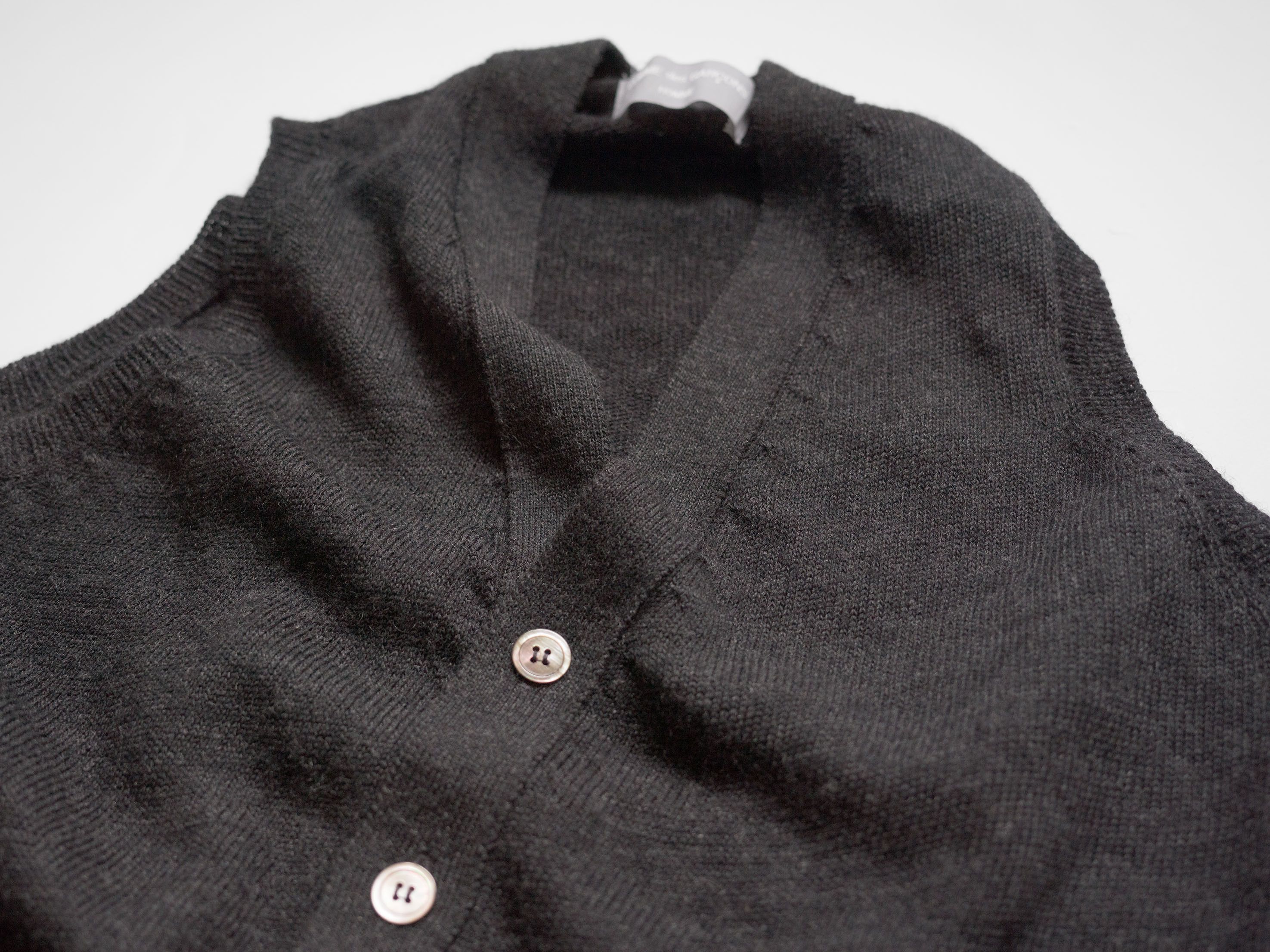 Comme des Garcons Homme AD1998 COMME des GARCONS HOMME KNITTED WOOL VEST Size US M / EU 48-50 / 2 - 3 Thumbnail