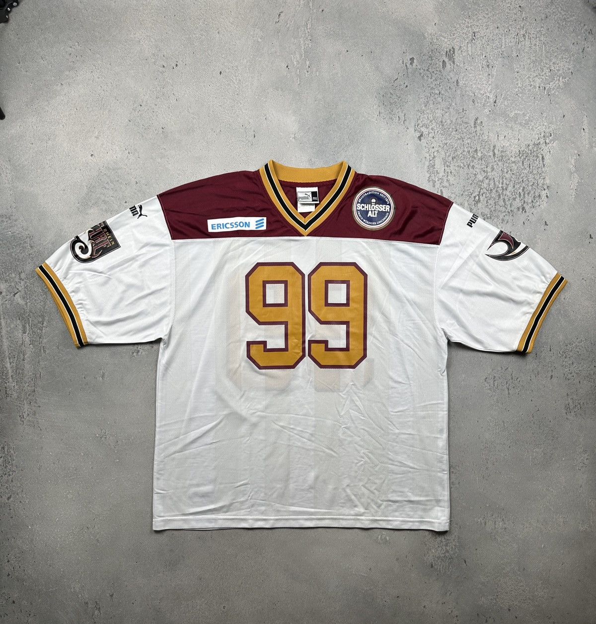 Puma Vintage 2000 Rhein Fire Fitzpatrick #99 Puma Football Jersey Size US XXL / EU 58 / 5 - 6 Thumbnail
