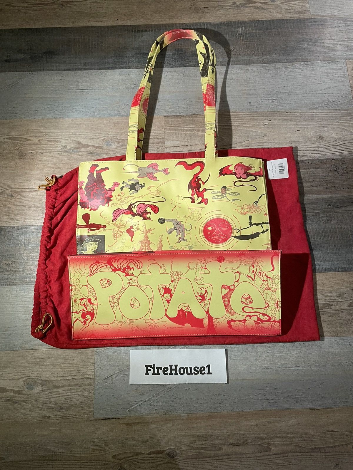 バッグ Imran potato ACACIO ORTAS LEATHER TOTE Imran potato ACACIO ORTAS LEATHER TOTE