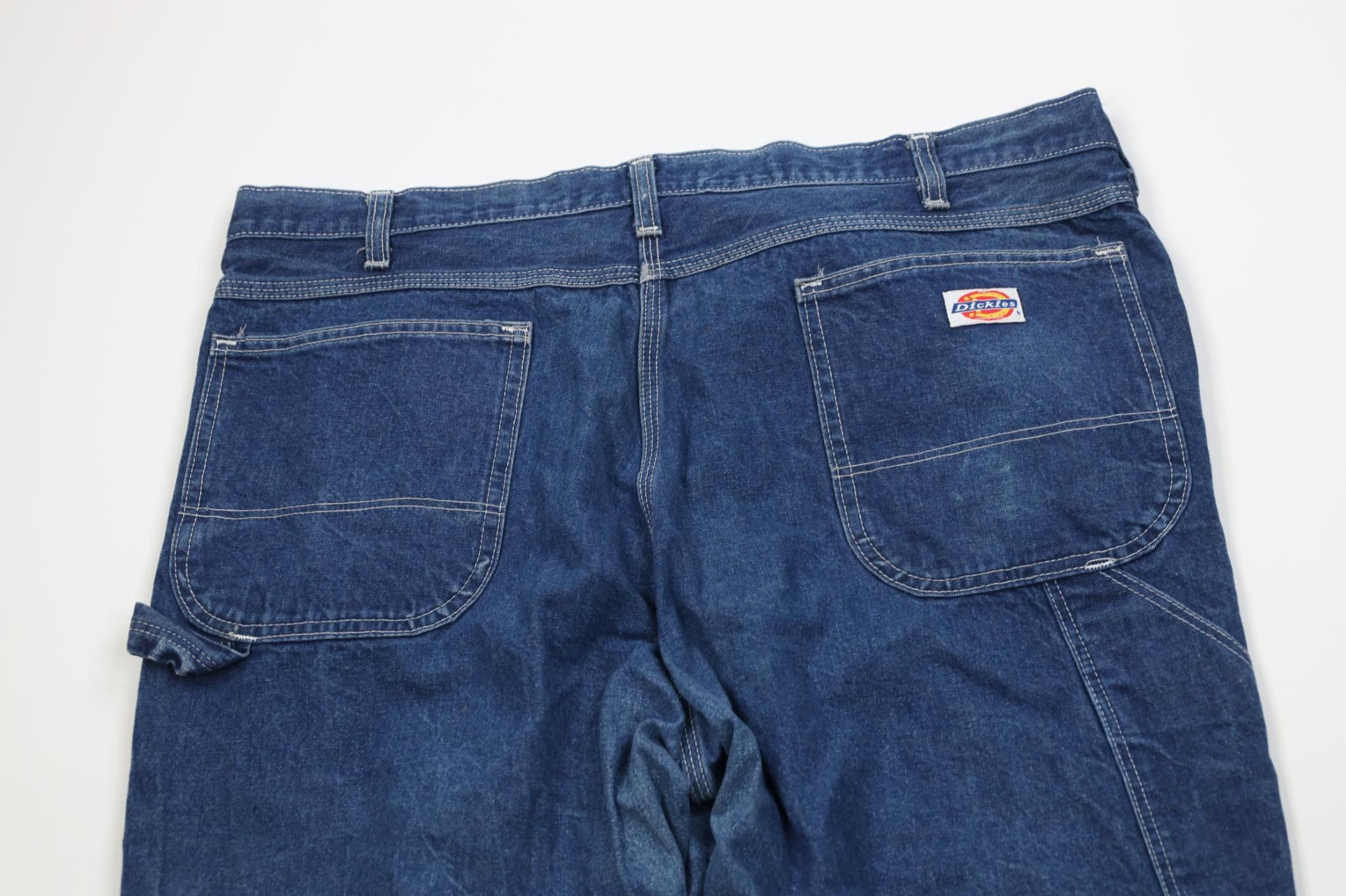 Dickies Vintage 70s Dickies Wide Leg Dungaree Denim Jeans Blue USA Size US 38 / EU 54 - 11 Thumbnail