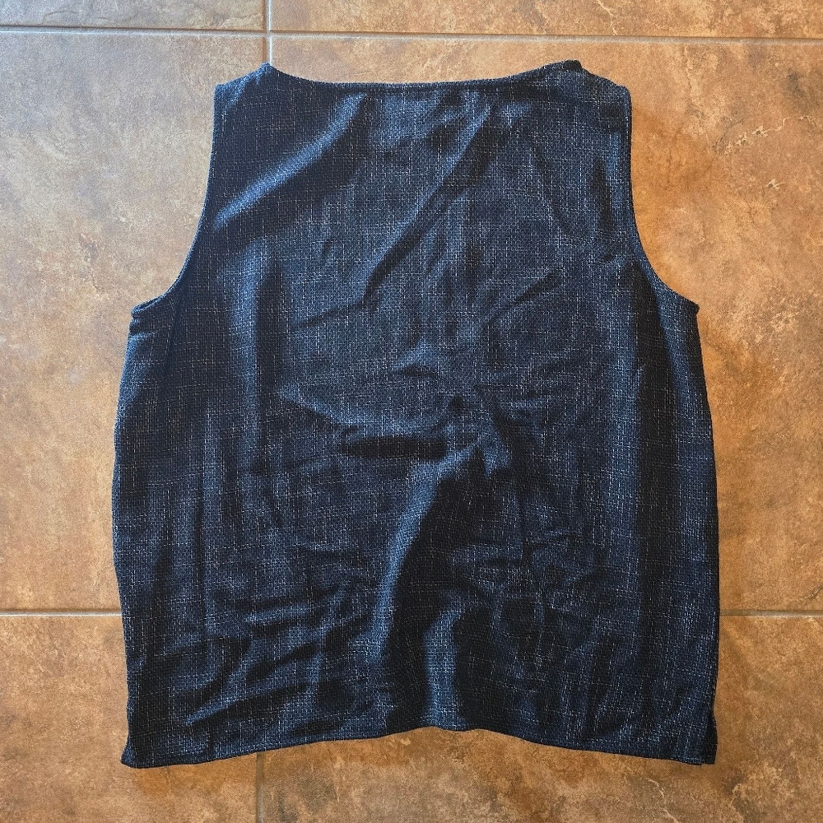 Other Black | TRAVIS AYERS | Sleeveless Sweater Vest Size XL / US 12-14 / IT 48-50 - 2 Thumbnail
